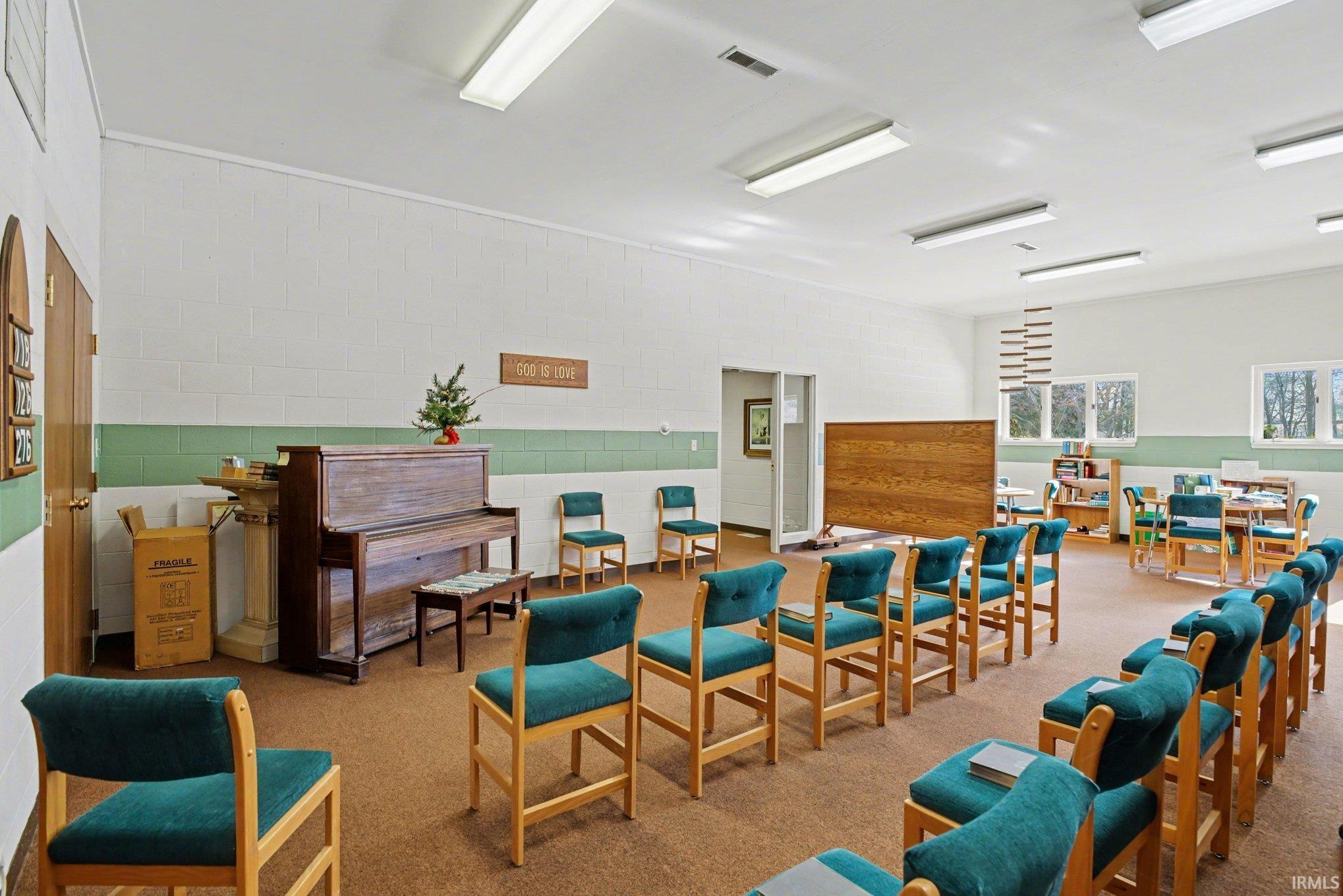 View of rec room