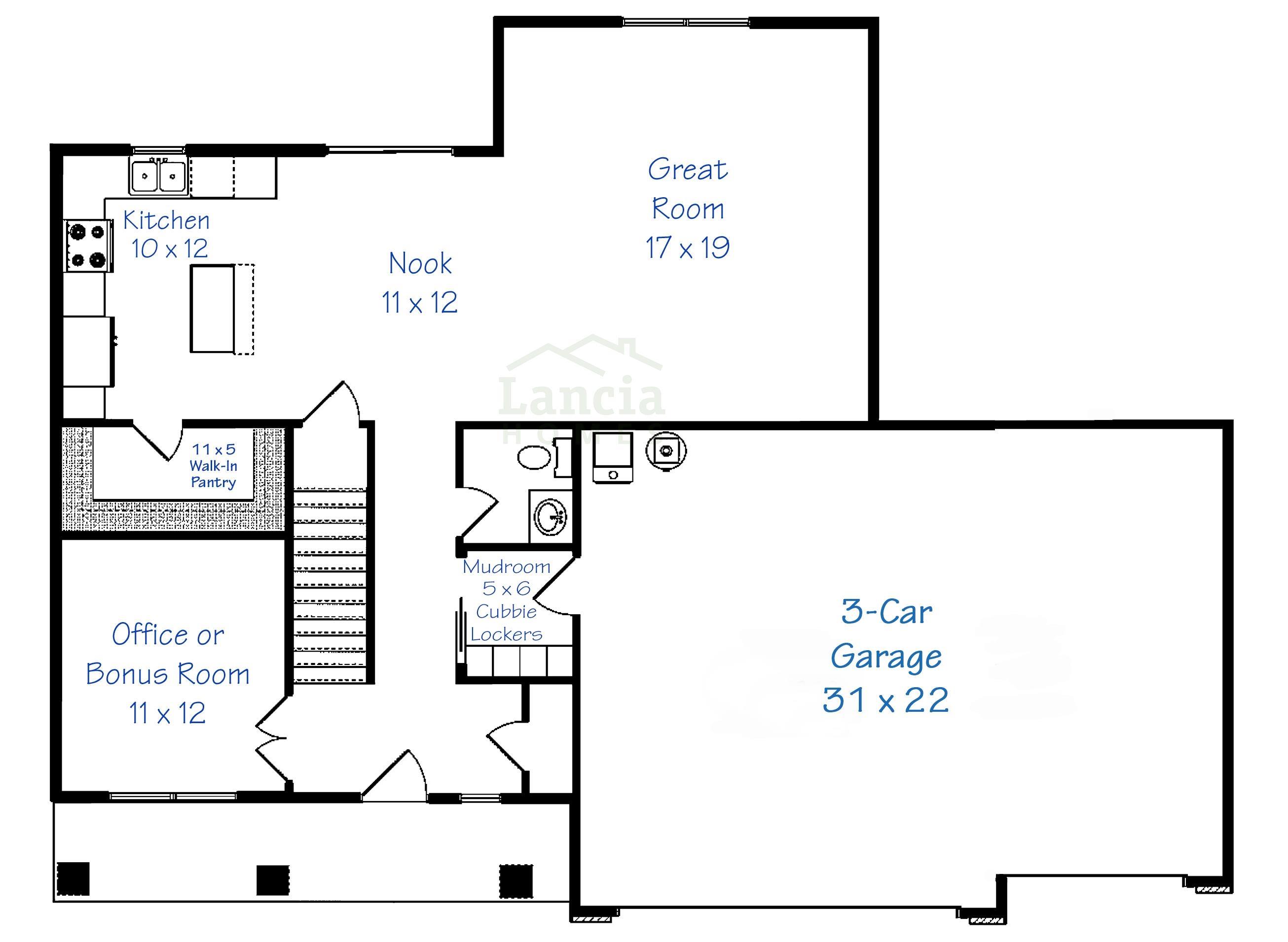 View of home floor plan