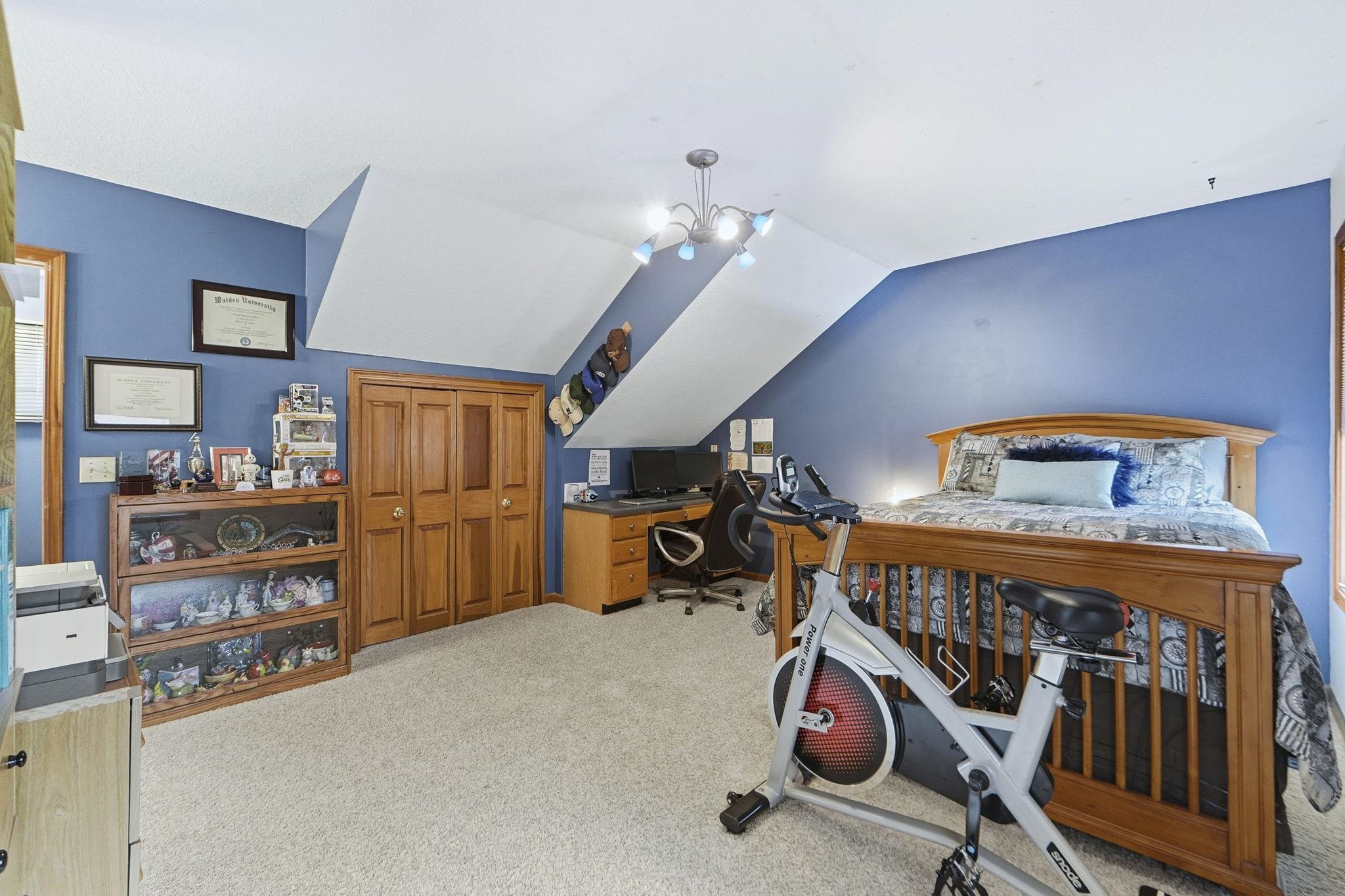 Home Office with built in desk or Bedroom #2 with ensuite including step in shower.