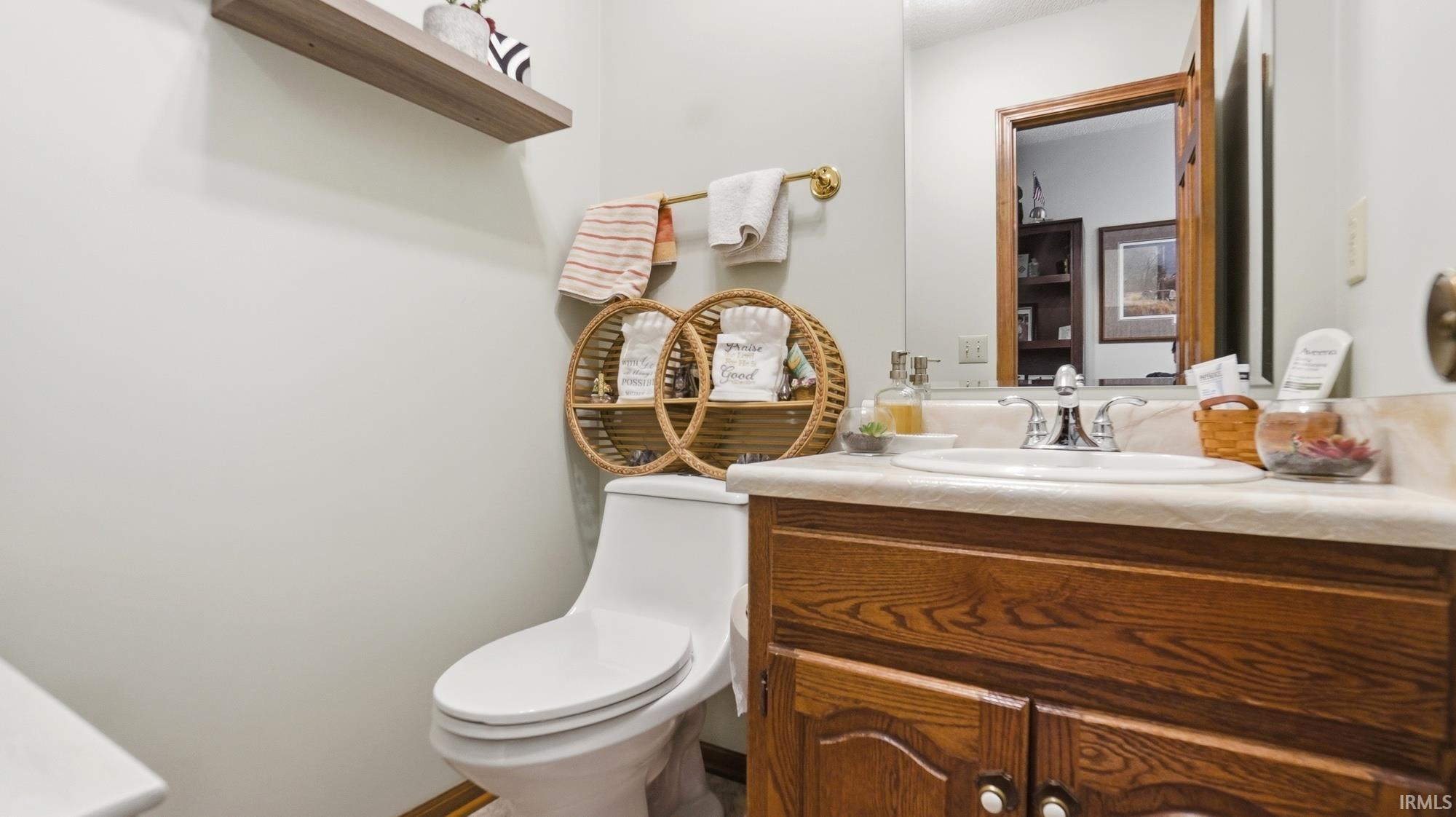 Half bath featuring vanity