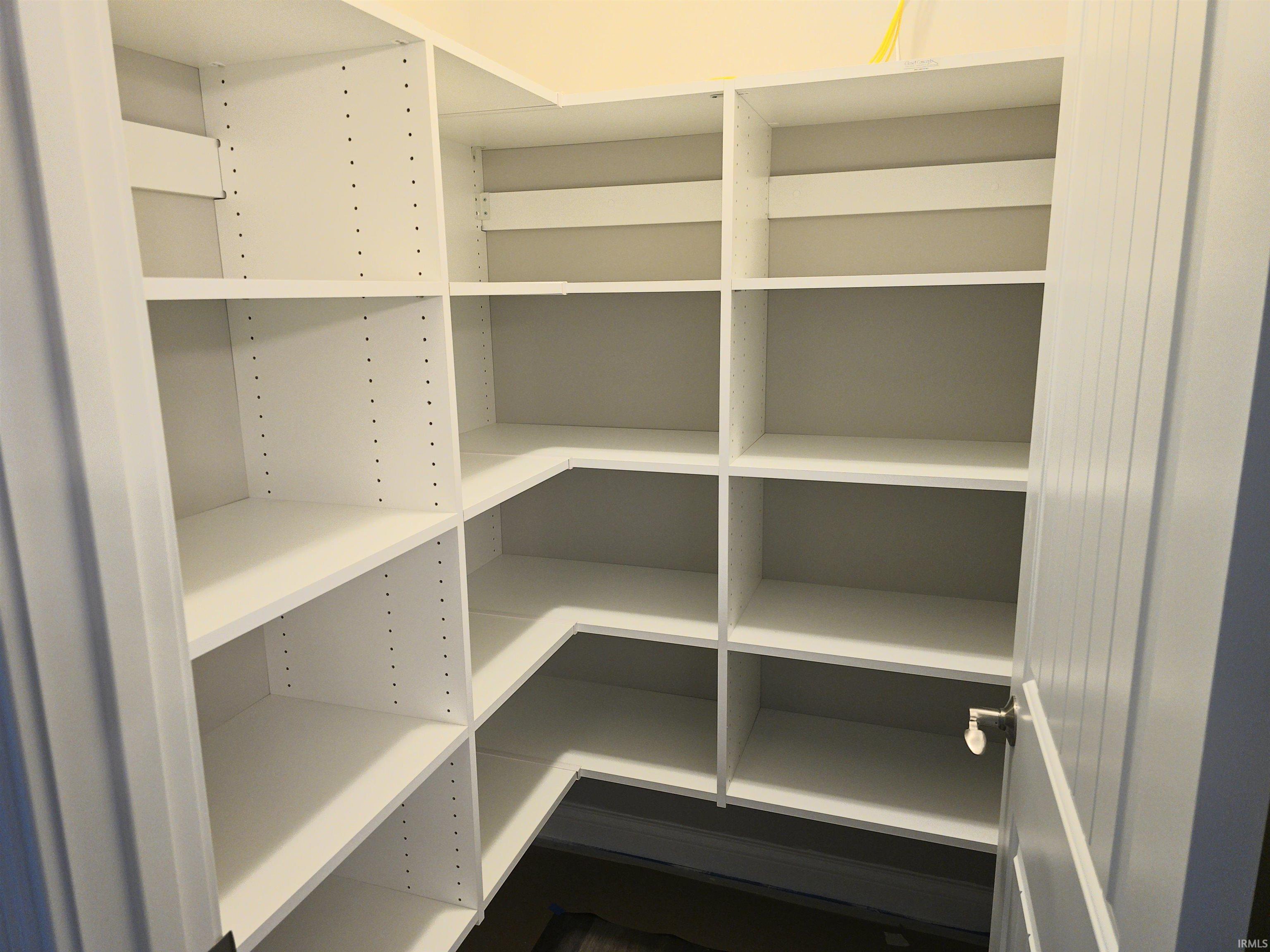 View of storage area