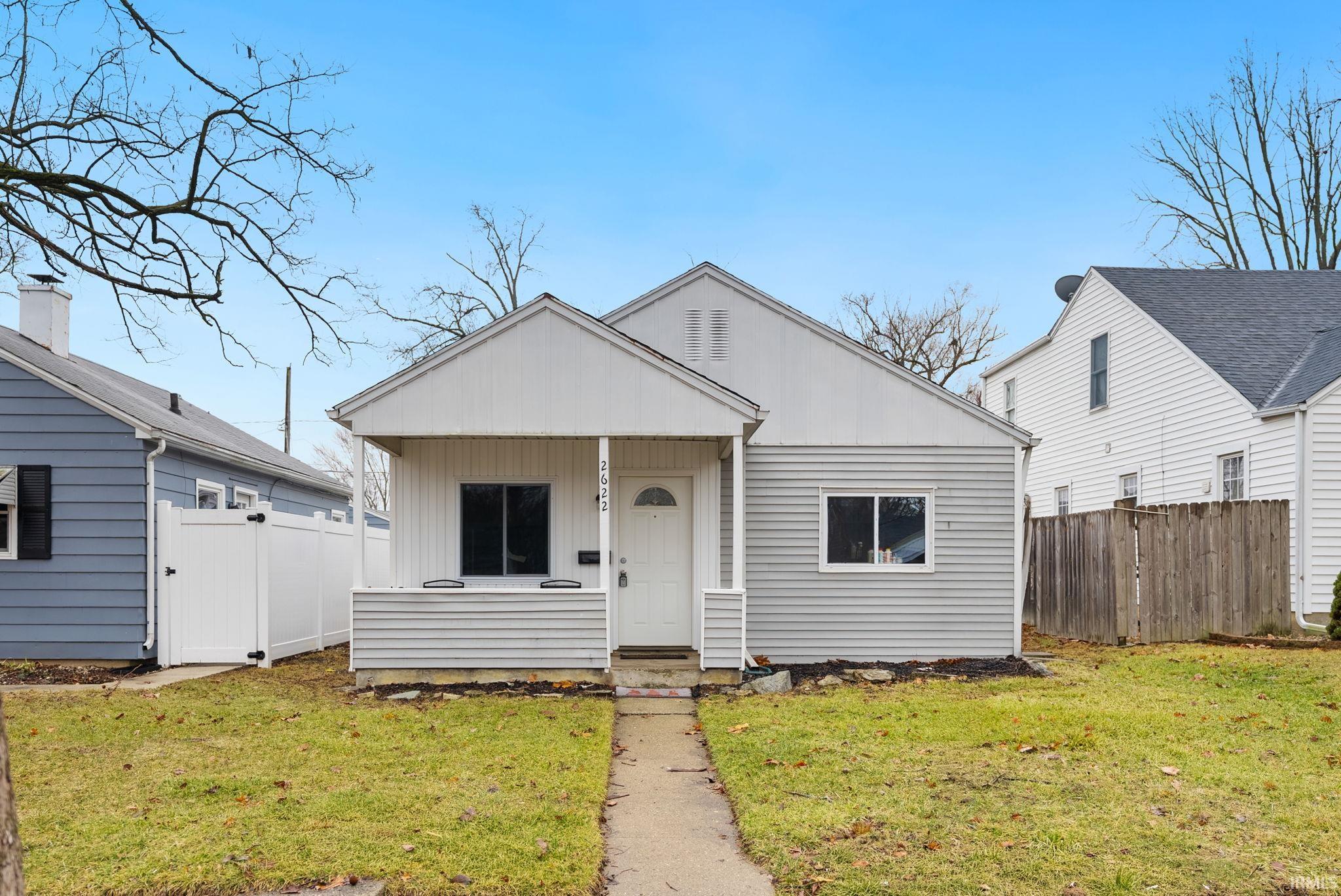 Bungalow with covered porch