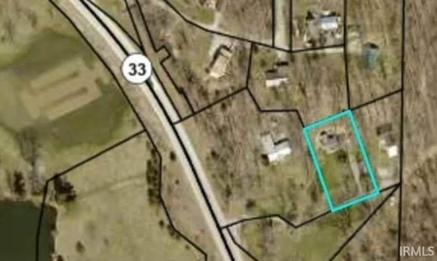 Map of property location with property boundaries highlighted