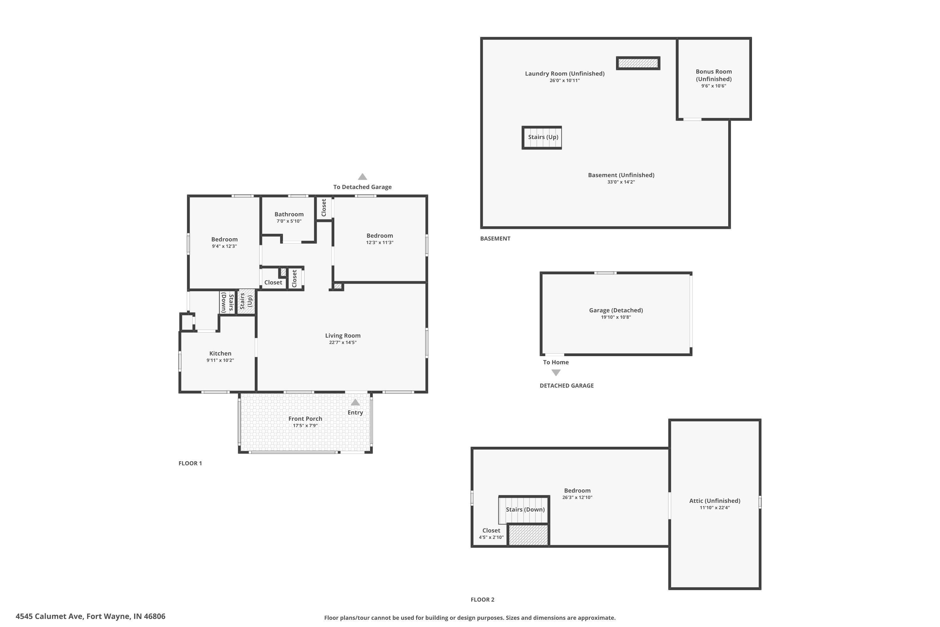 View of room layout