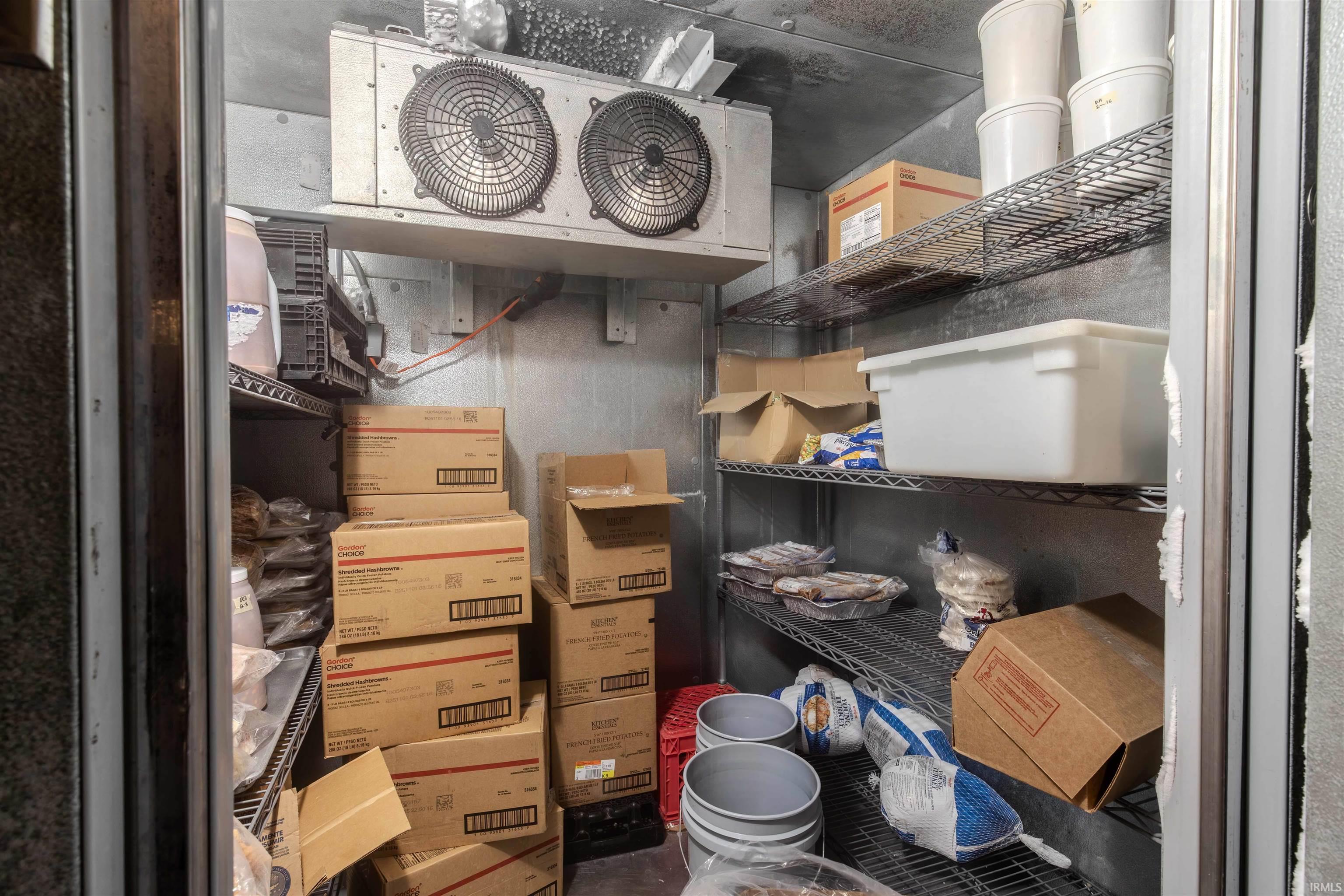 View of storage area