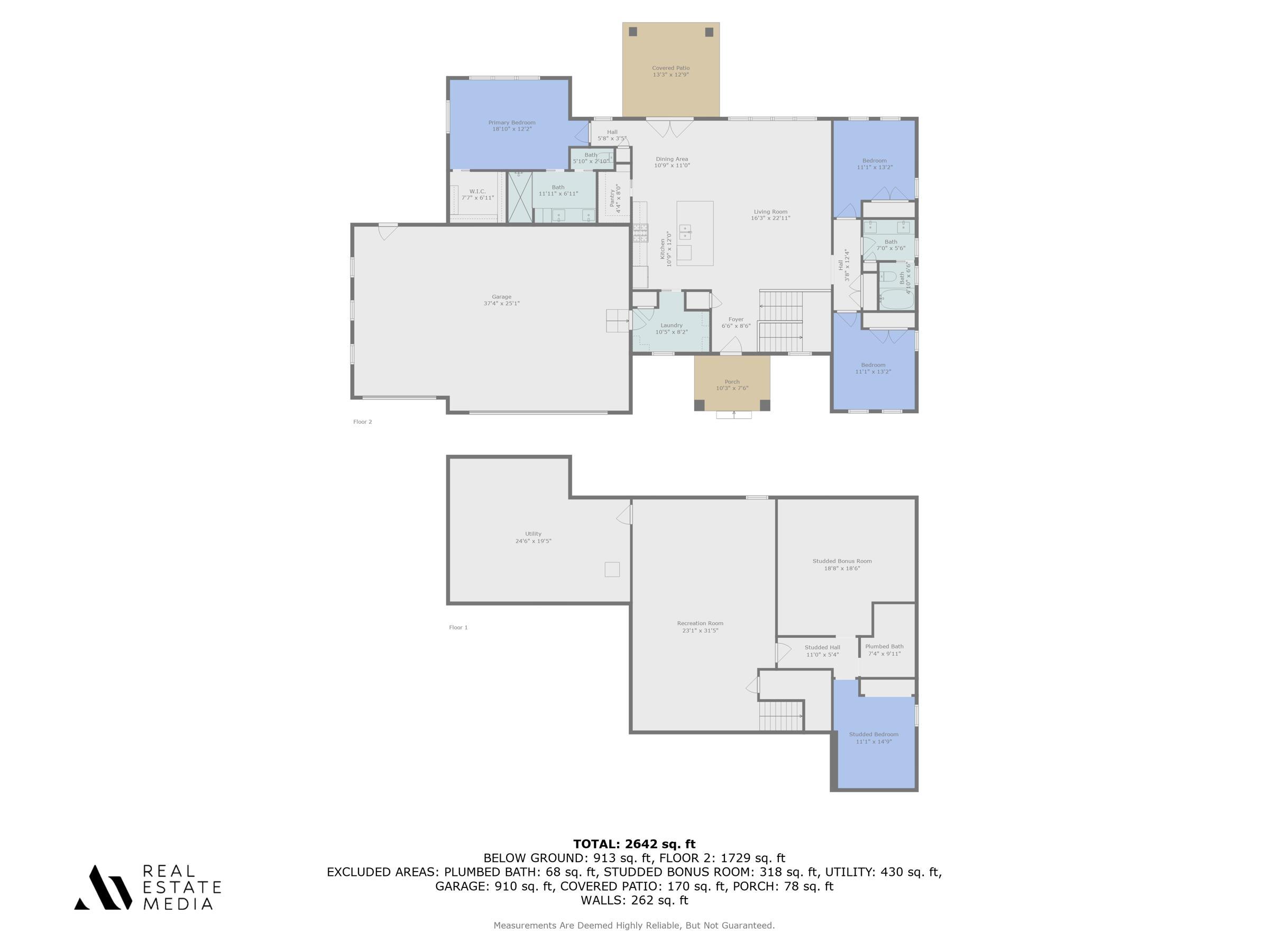 View of floor plan / room layout