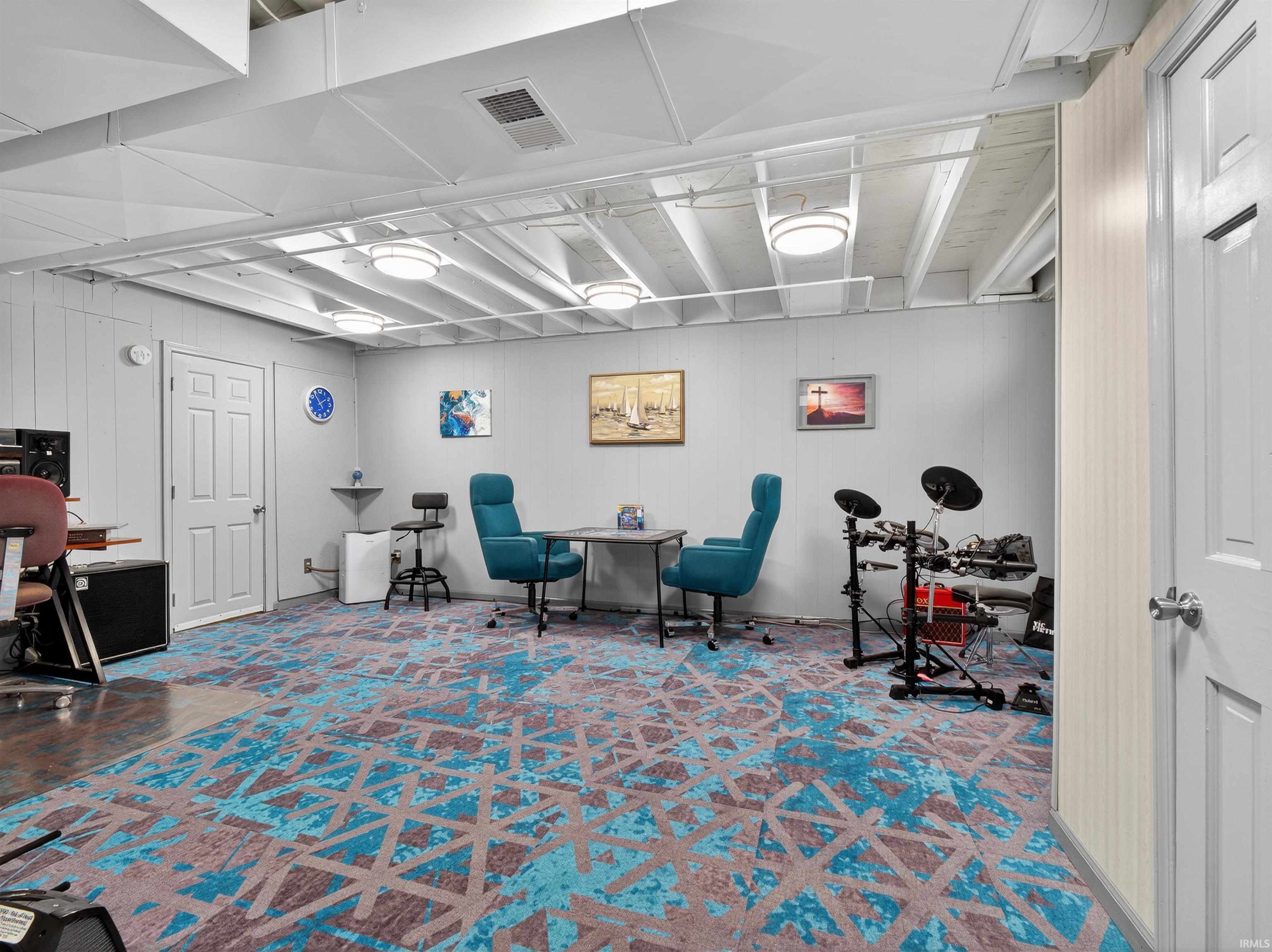 View of carpeted office
