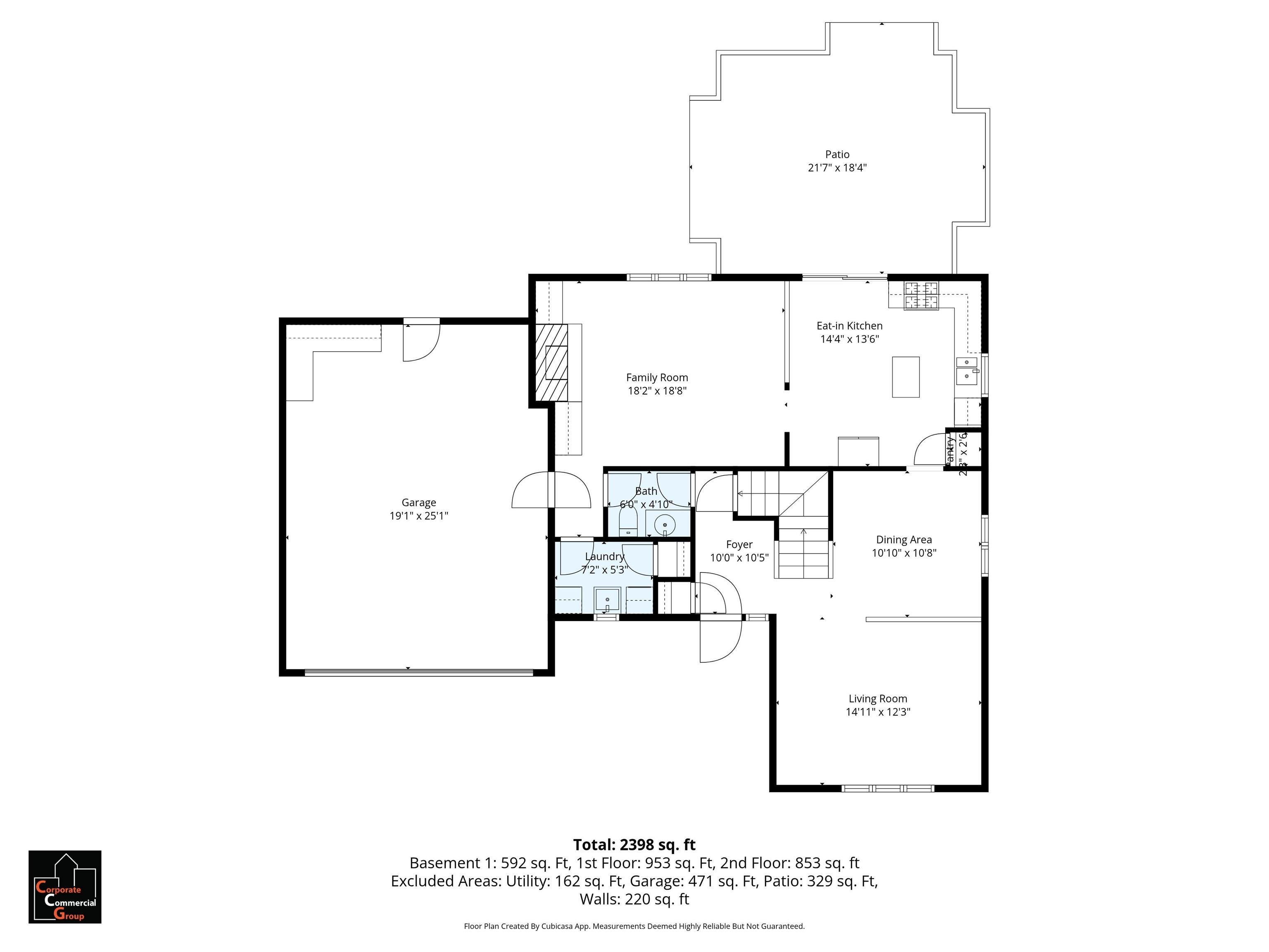 View of room layout