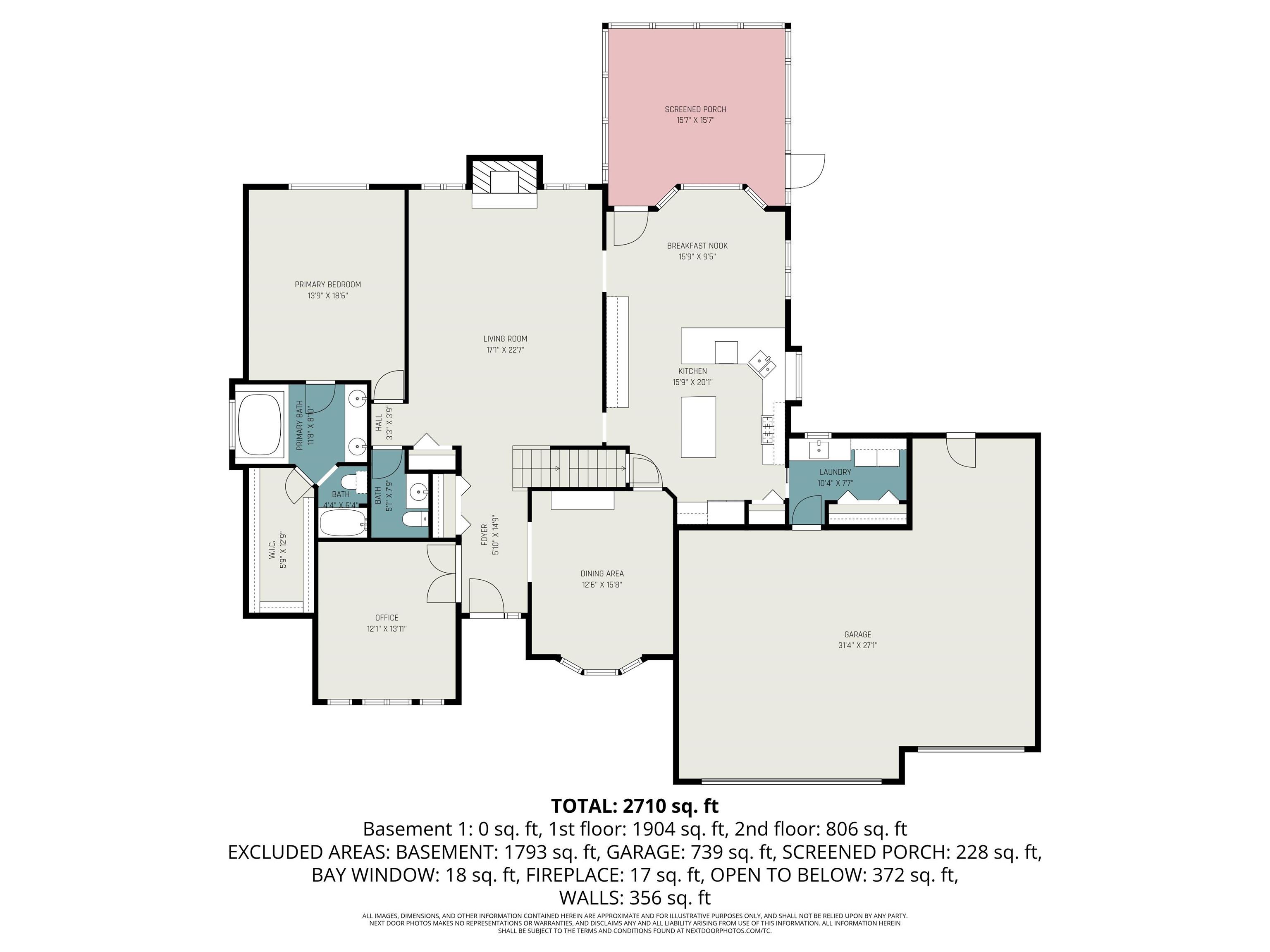 View of floor plan / room layout