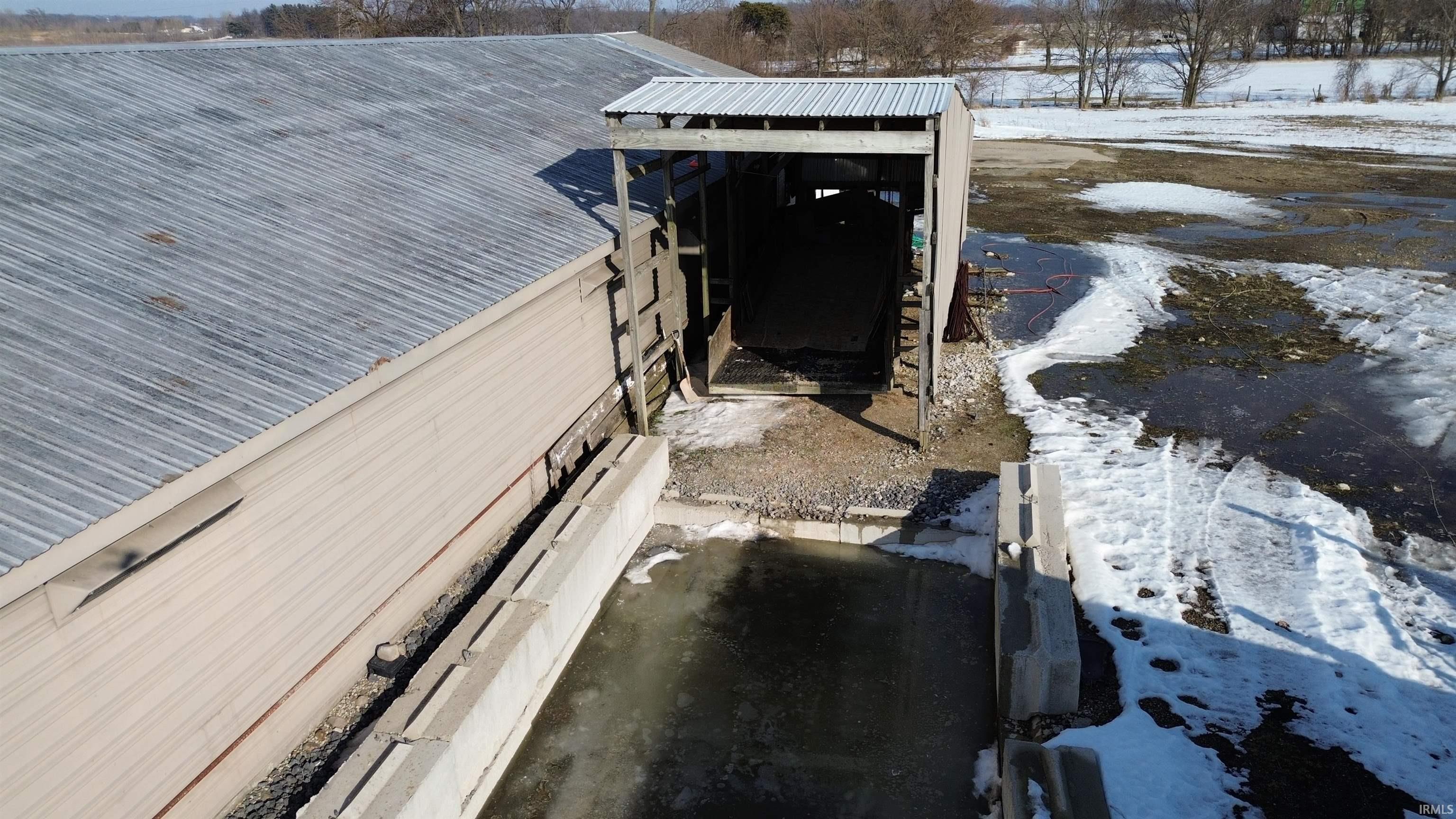 Entry to storm shelter
