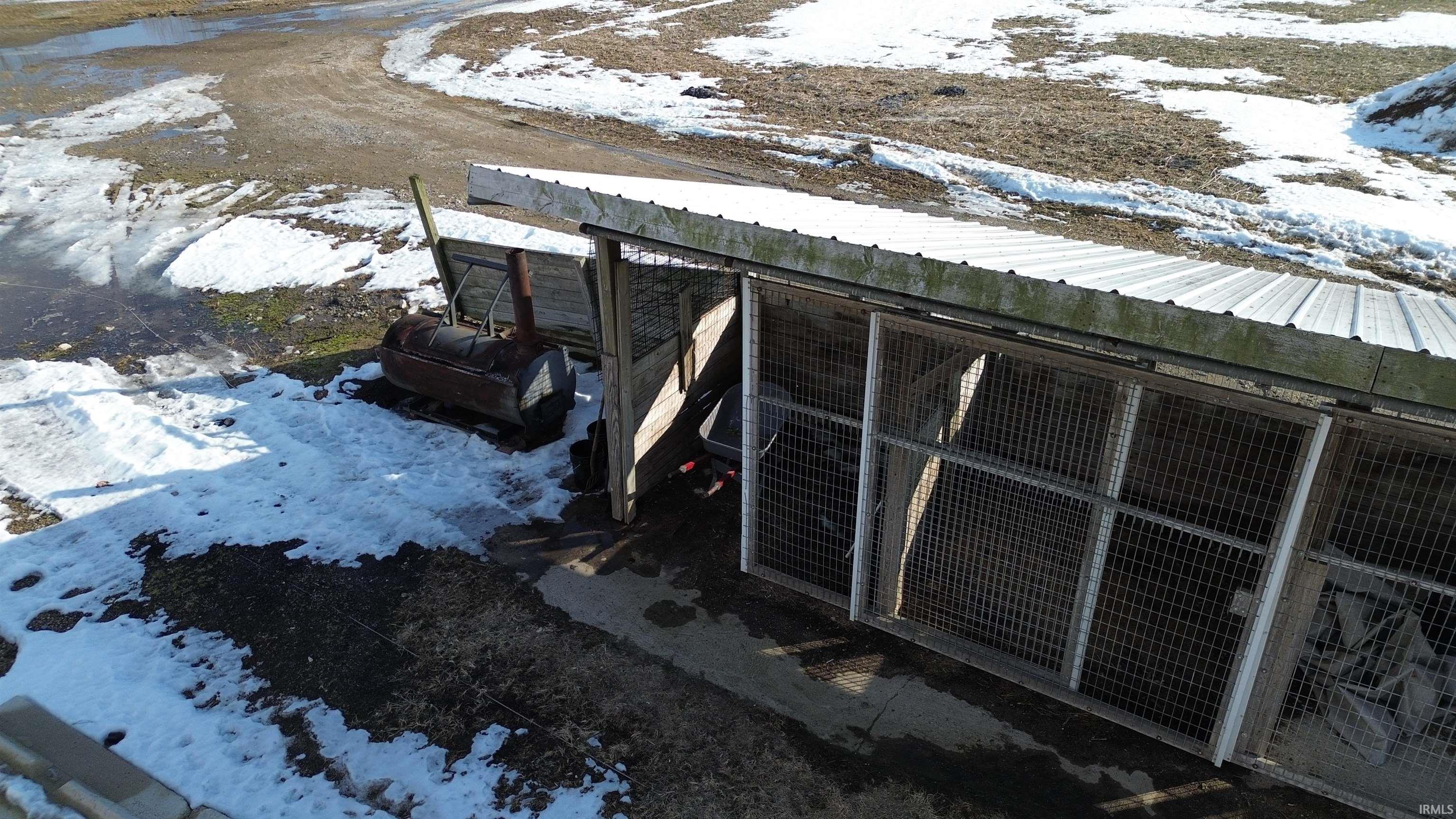 View of snow covered structure