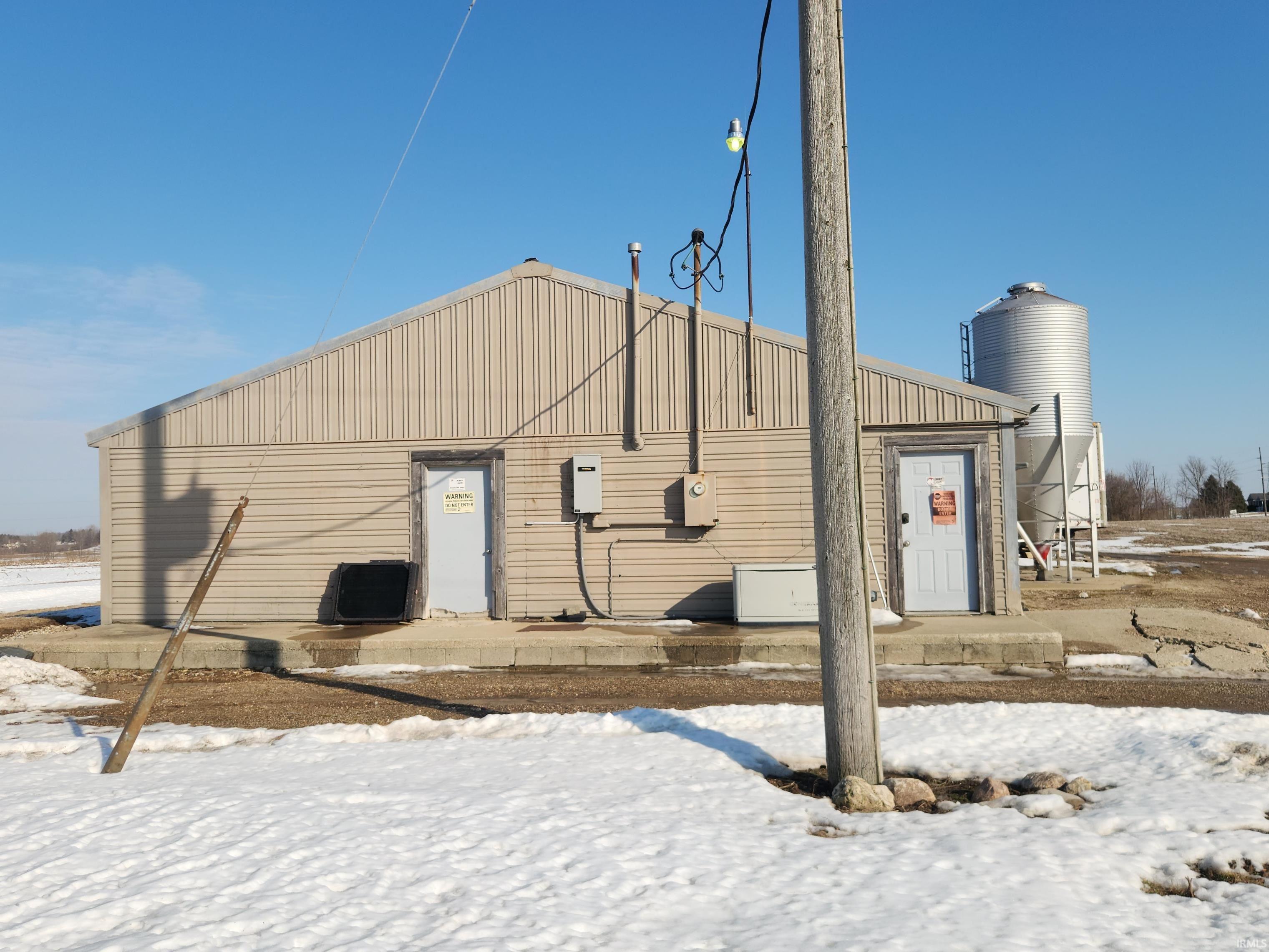 View of snow covered structure