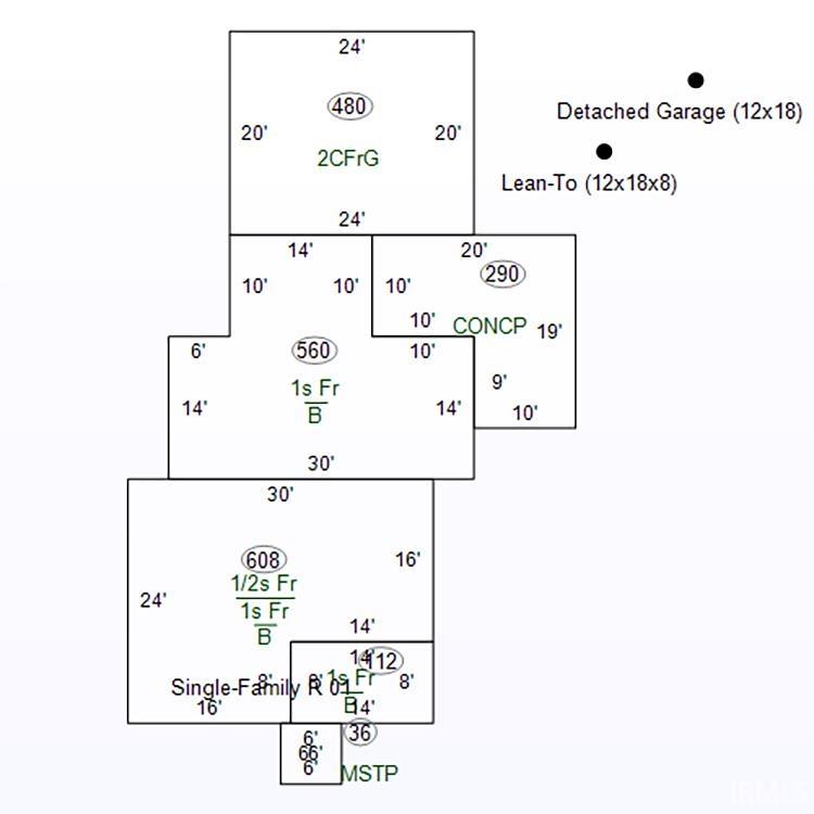 View of home floor plan