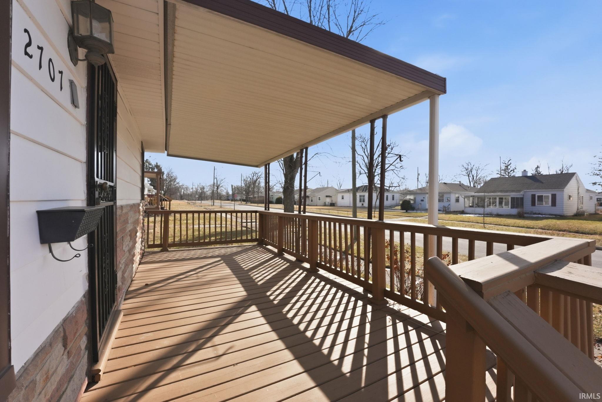 Deck featuring a residential view