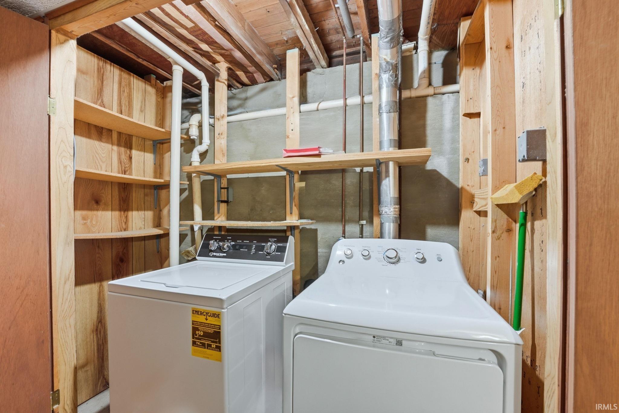 Laundry area featuring washer and dryer