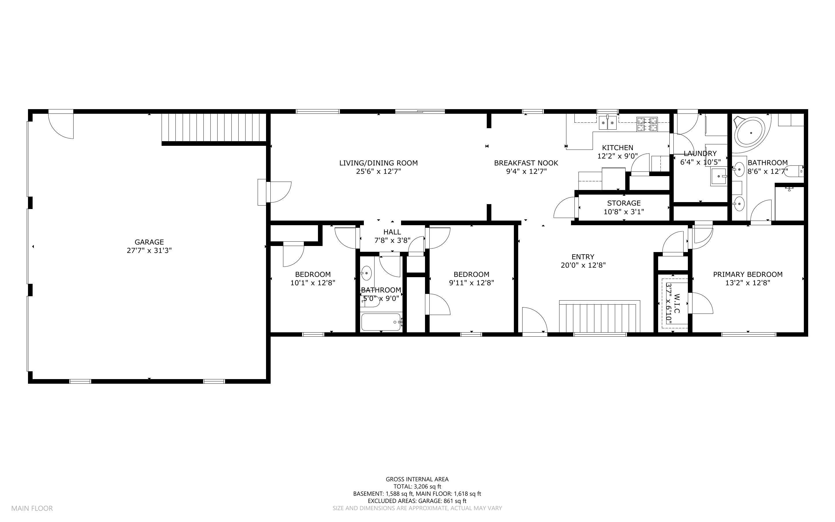 View of floor plan / room layout