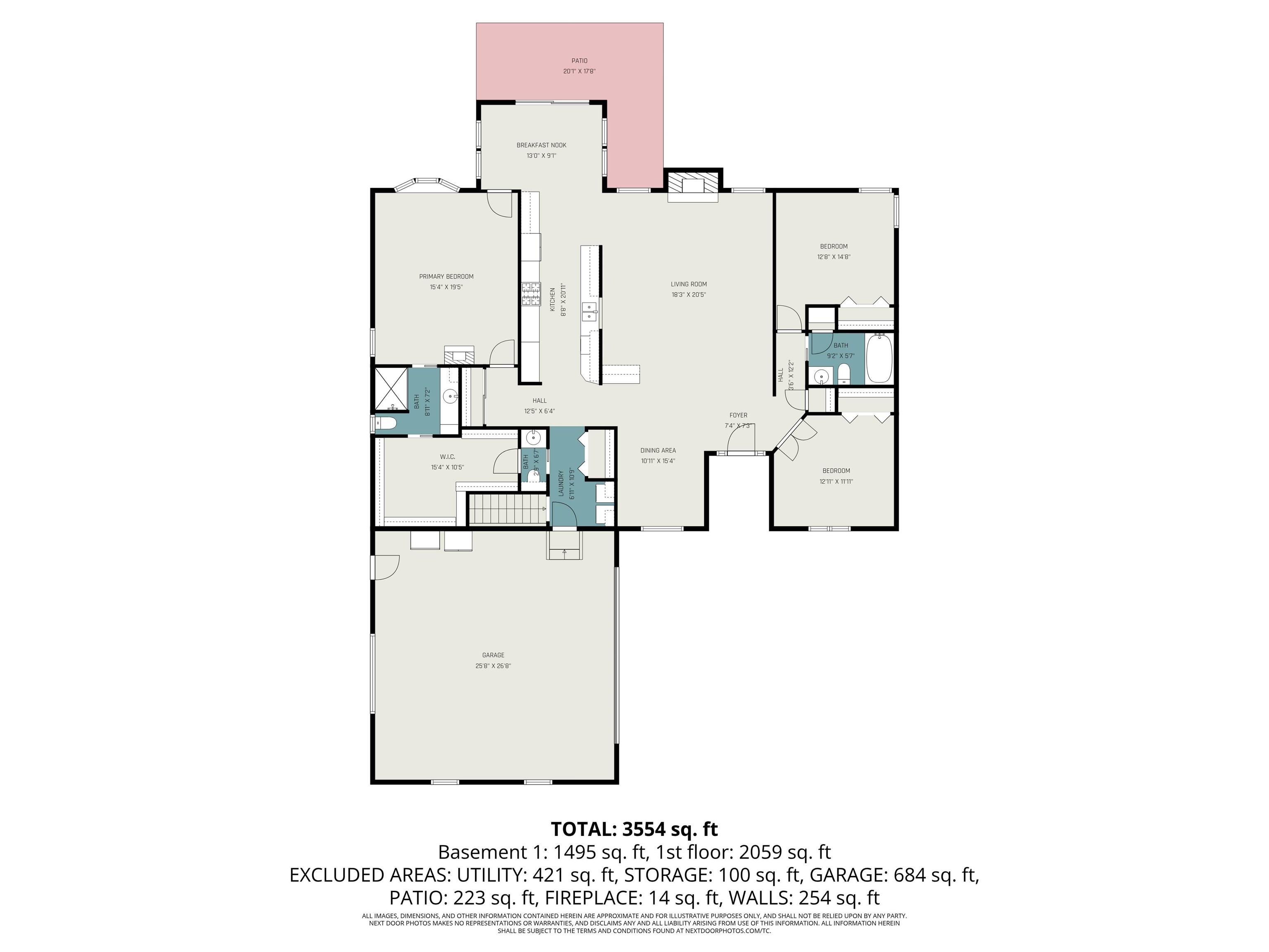 View of floor plan / room layout