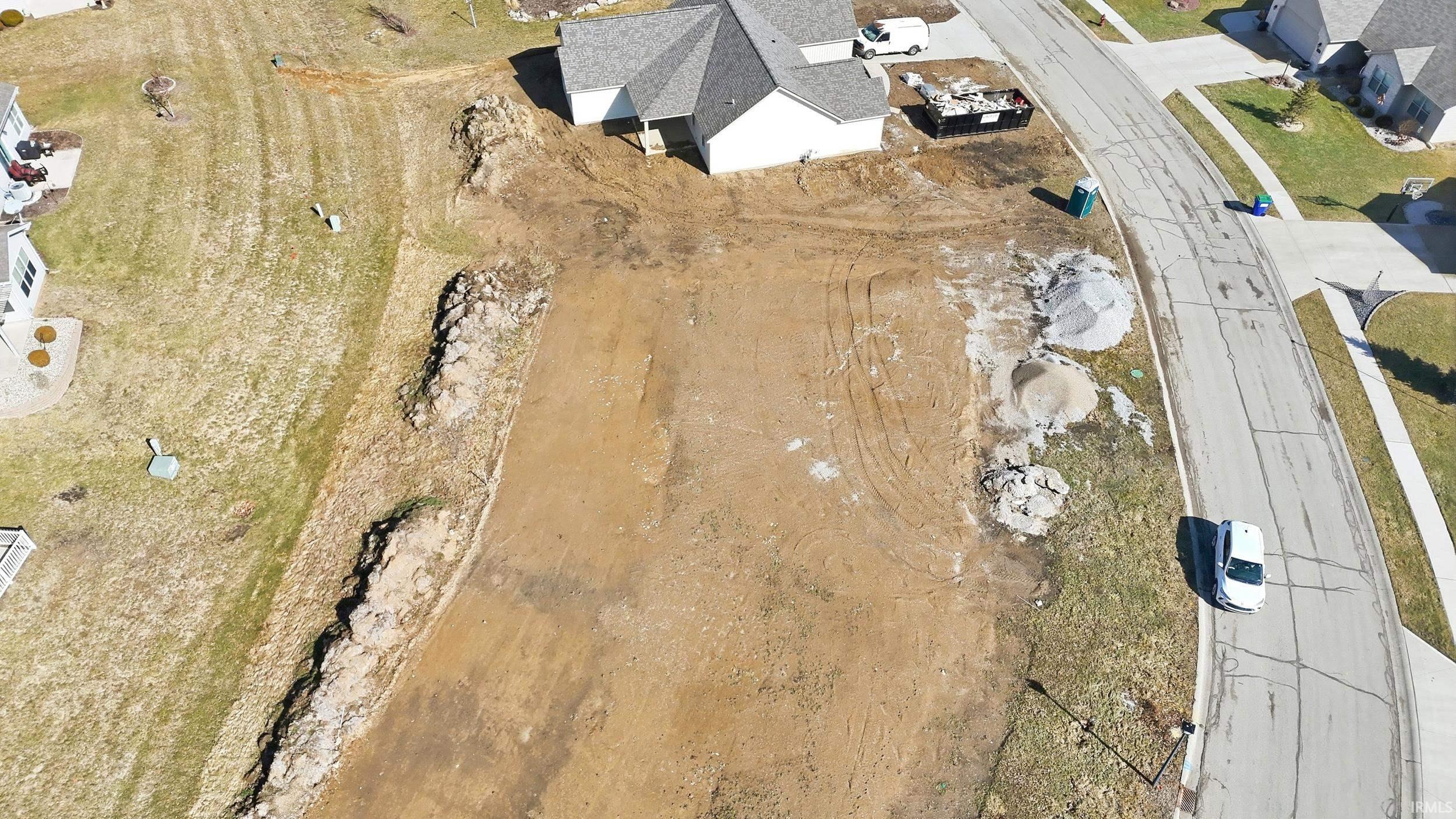 Aerial view of property and surrounding area