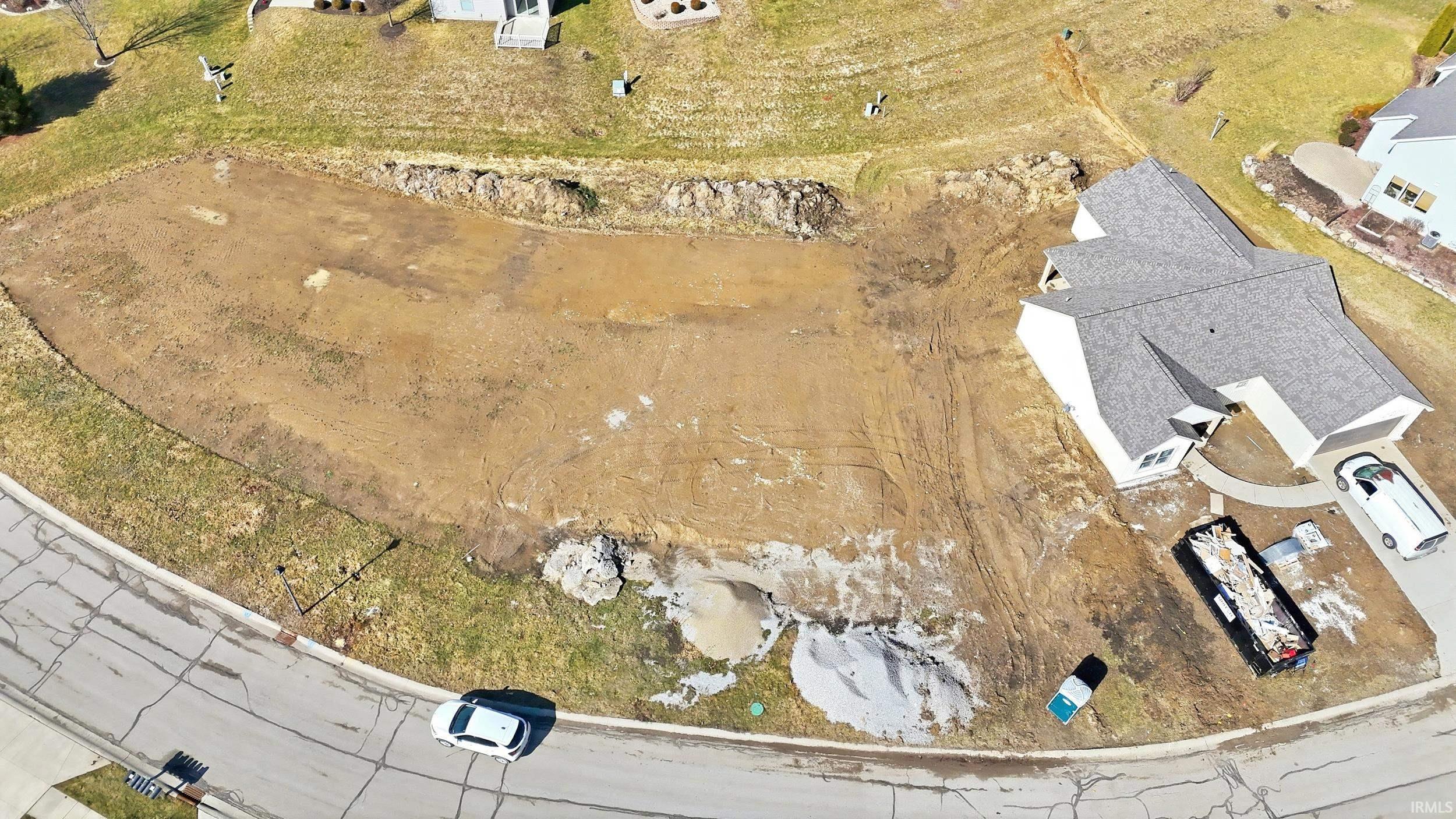 Aerial view of property and surrounding area