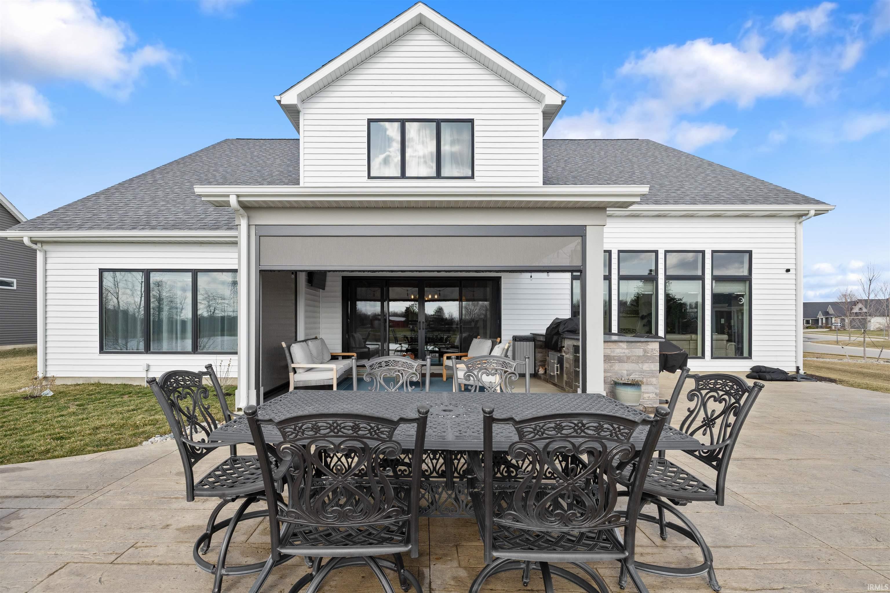 View of patio featuring outdoor dining space