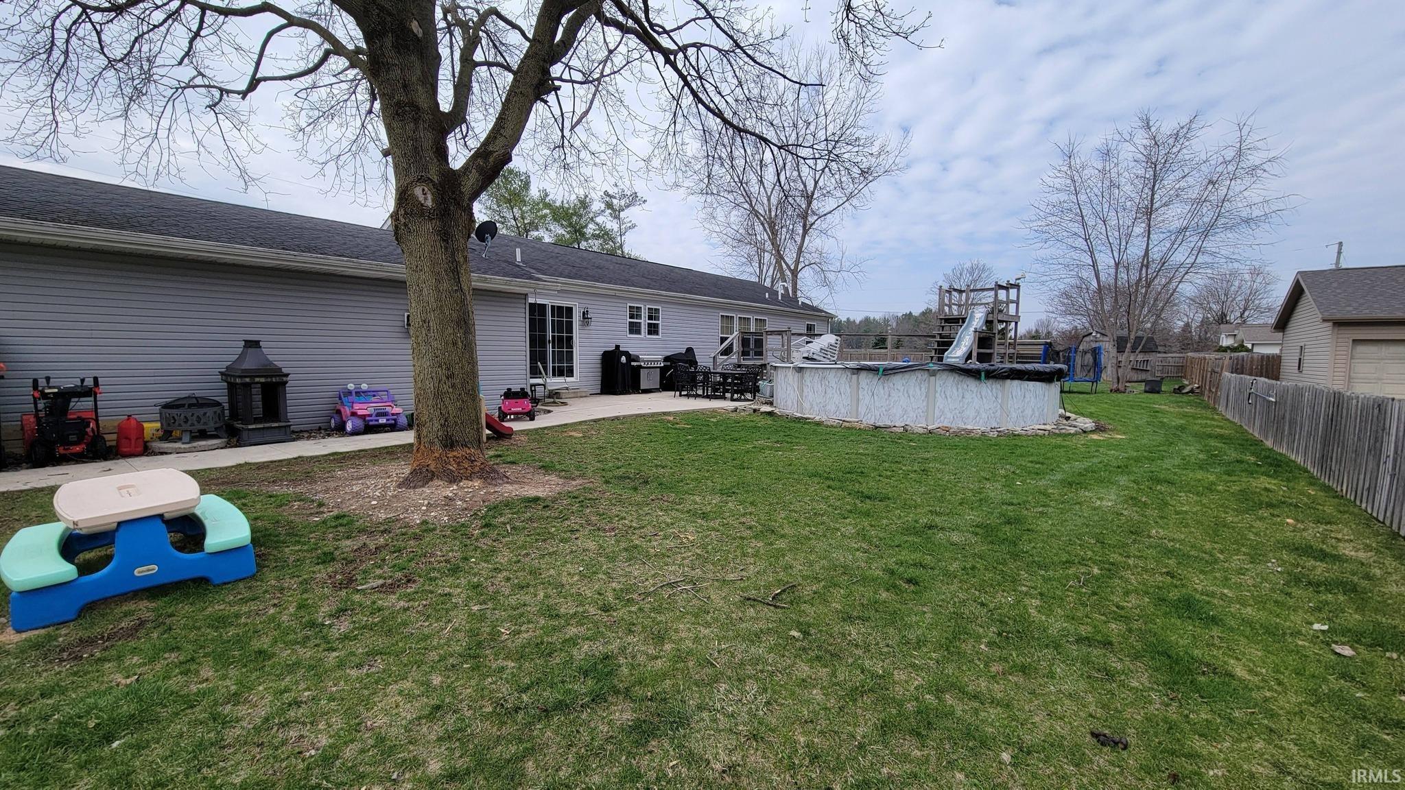 Back of property featuring a patio area