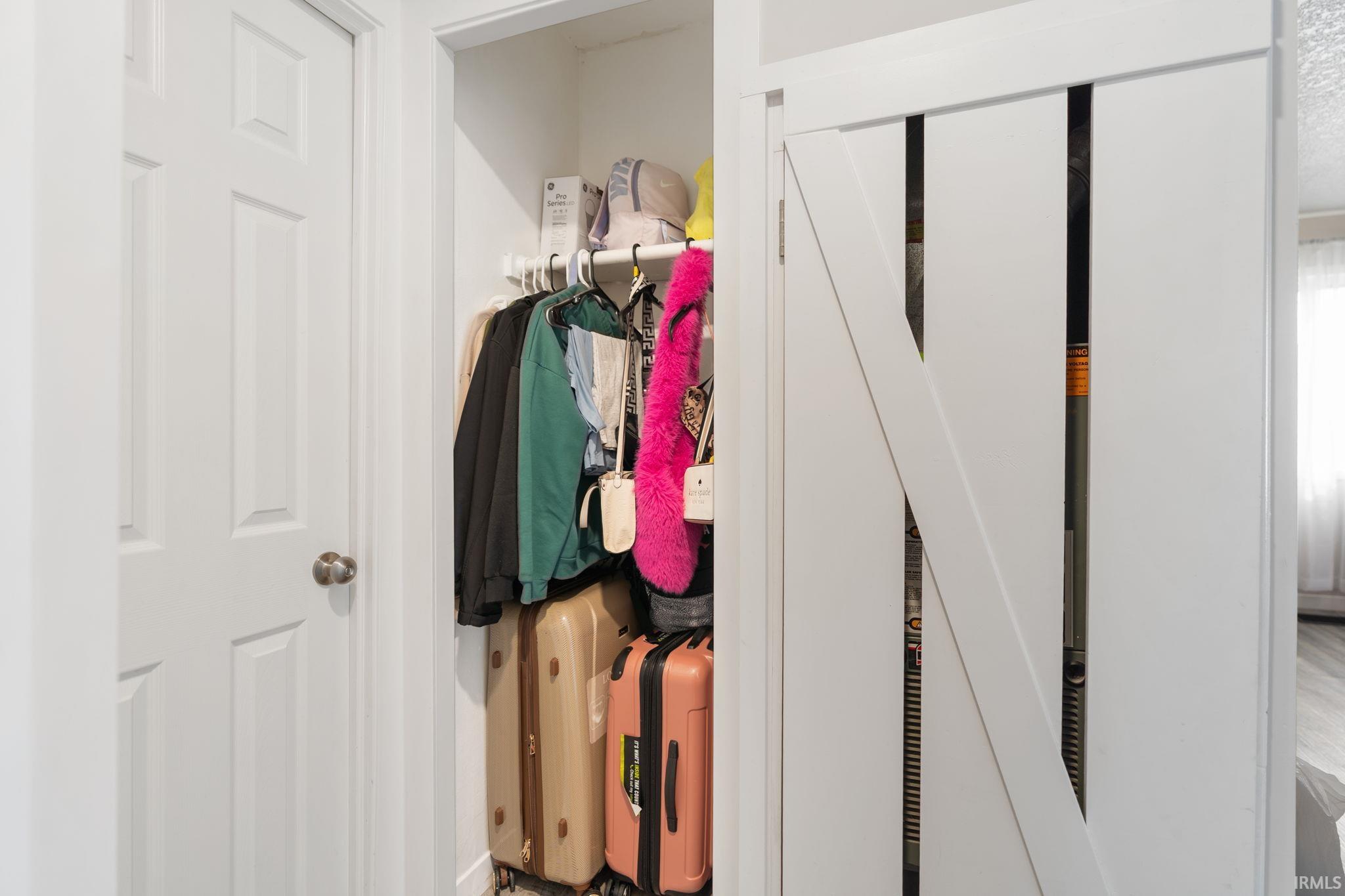 View of closet