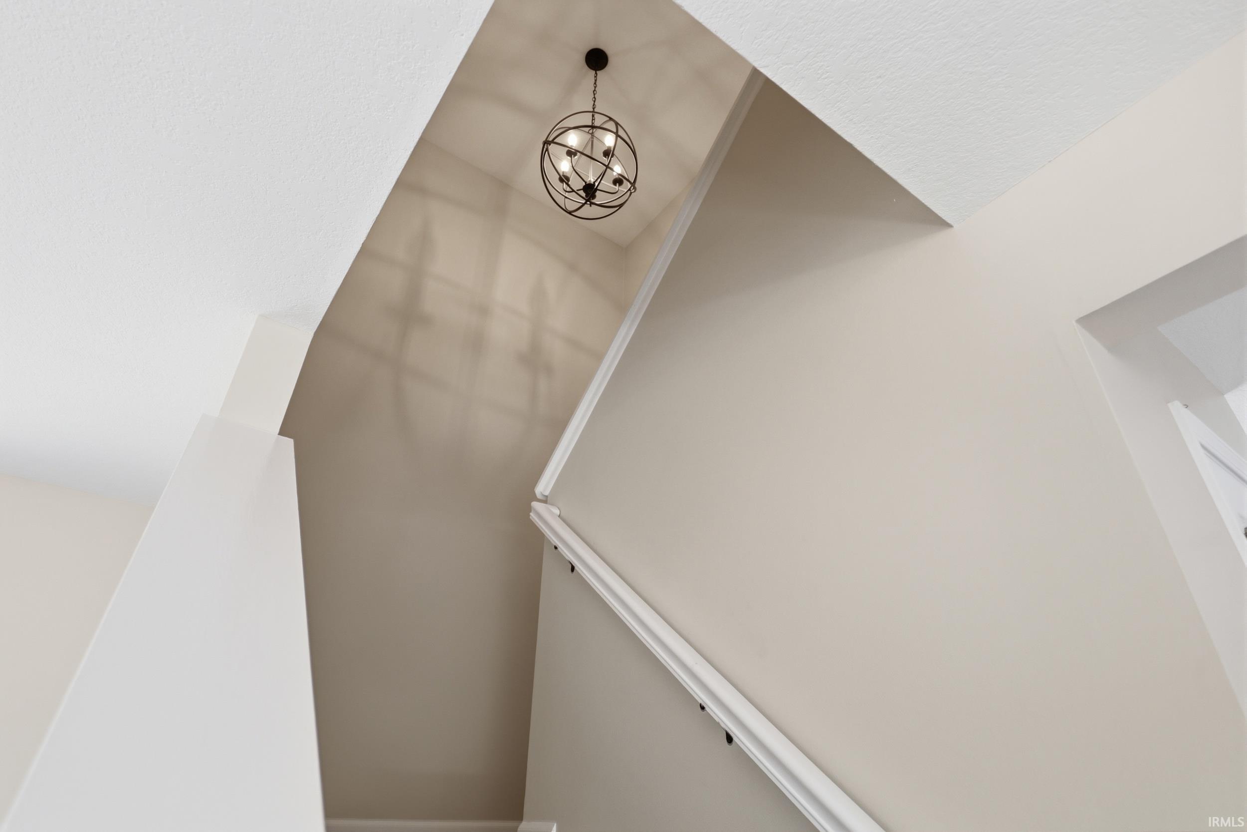 Detailed view of suspended lighting