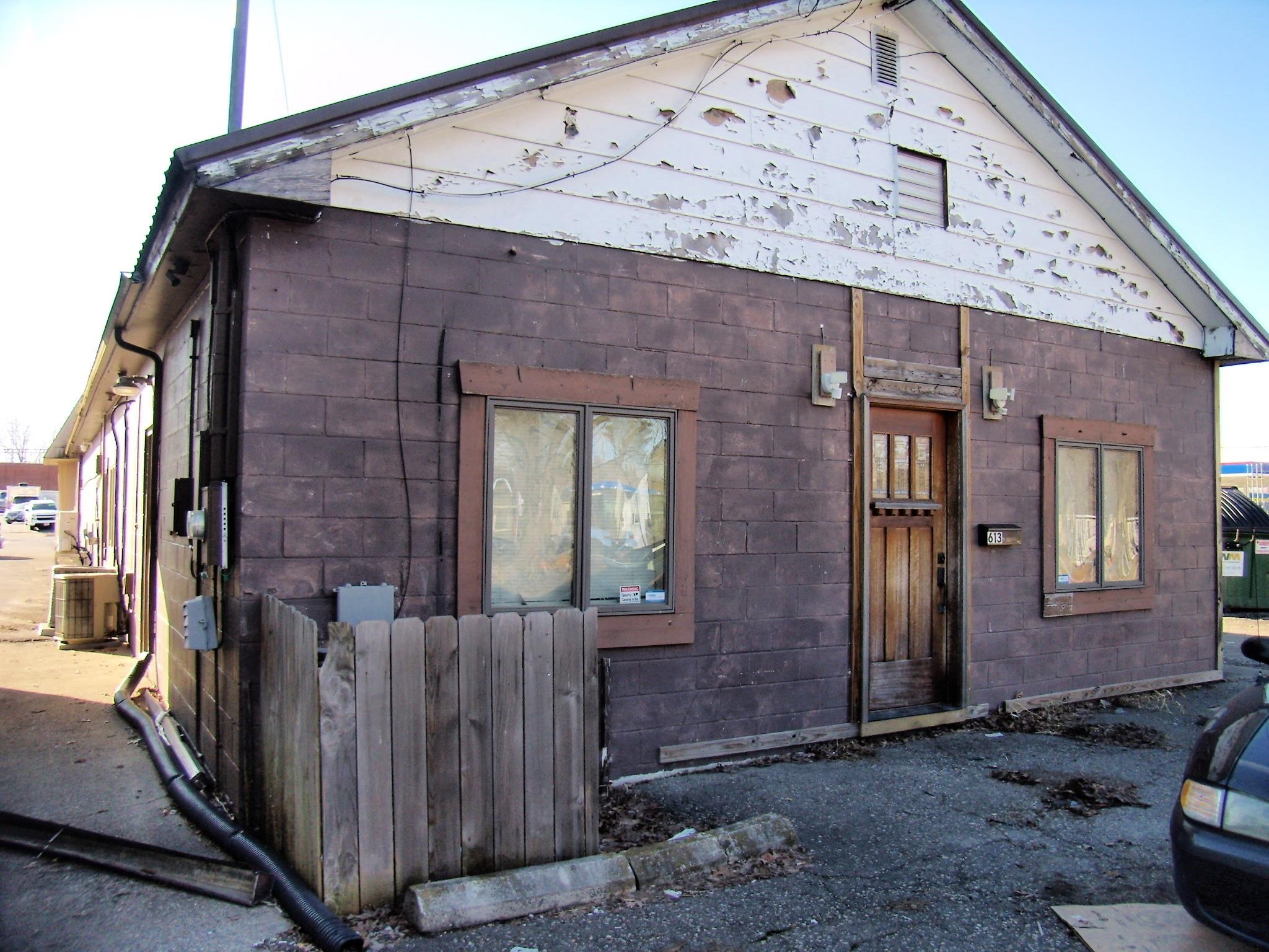View of outbuilding