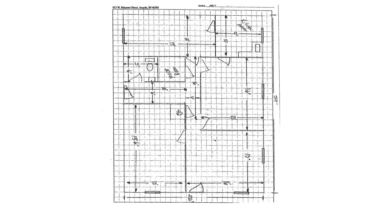 View of floor plan / room layout