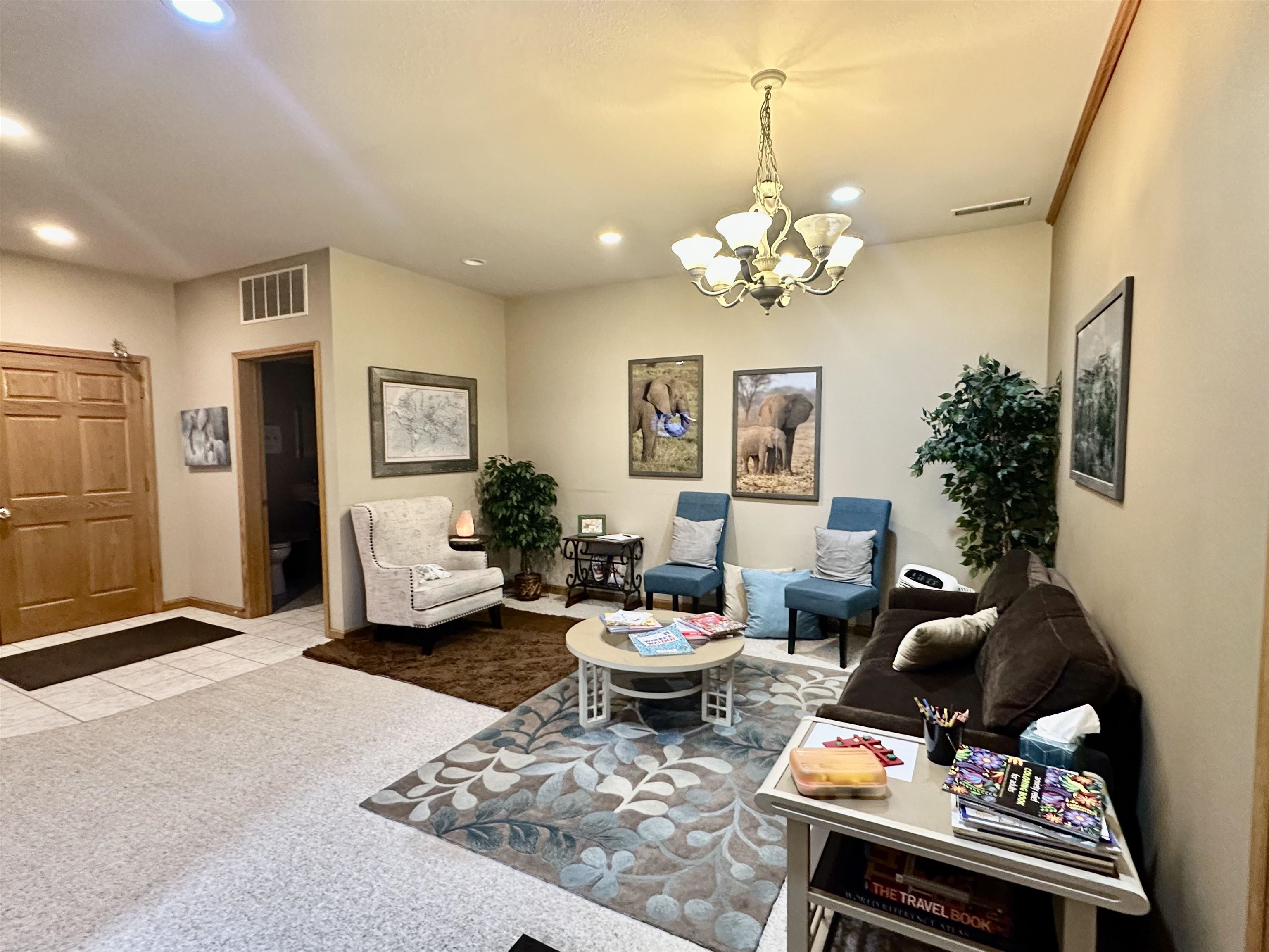 Reception area