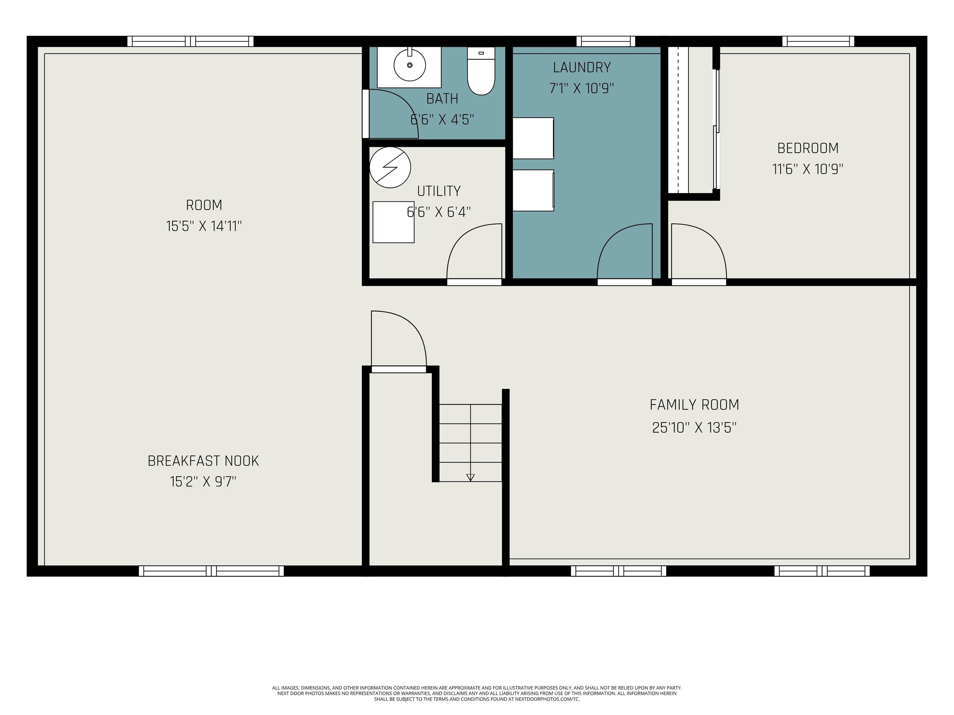 View of floor plan / room layout