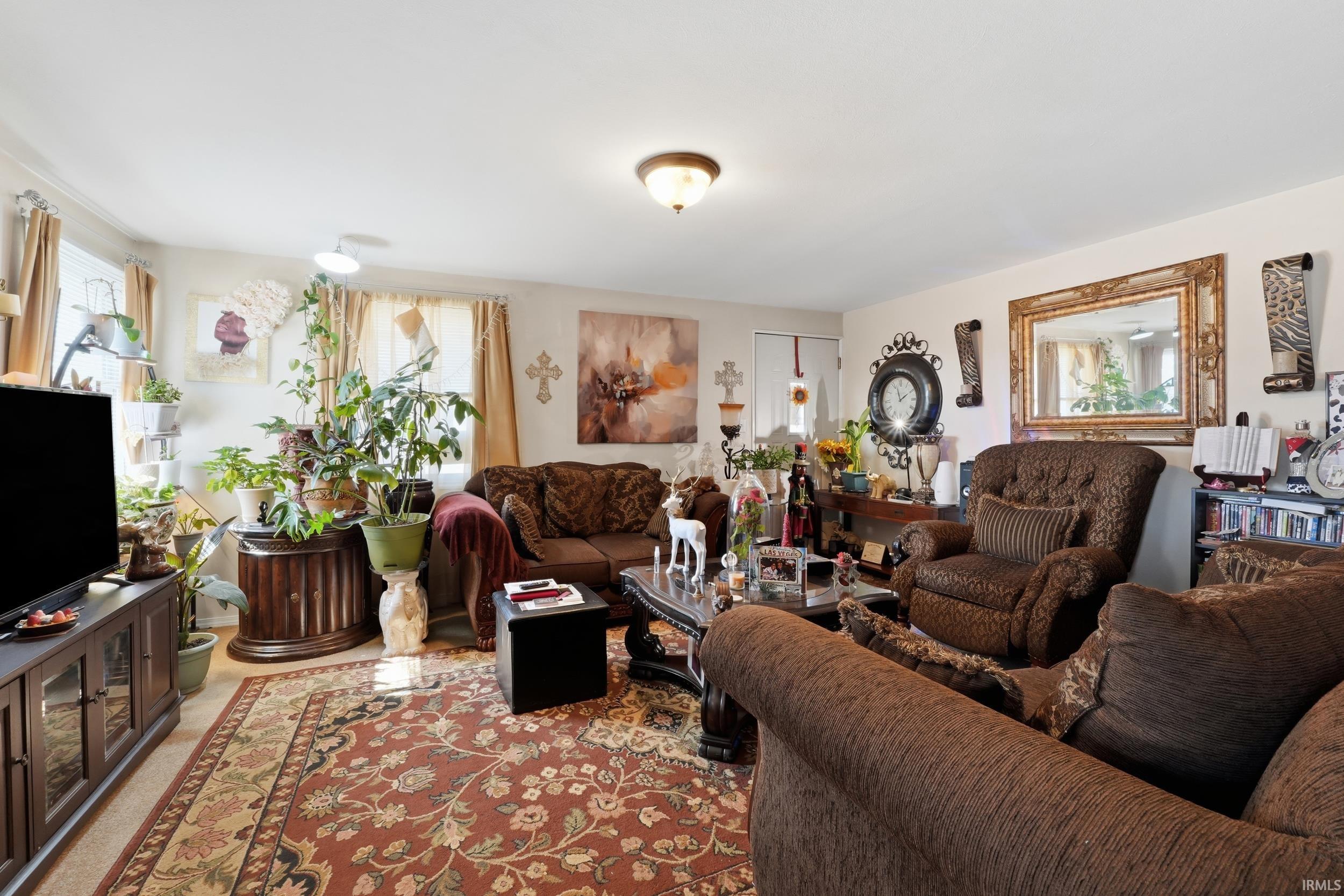 Living area with plenty of natural light