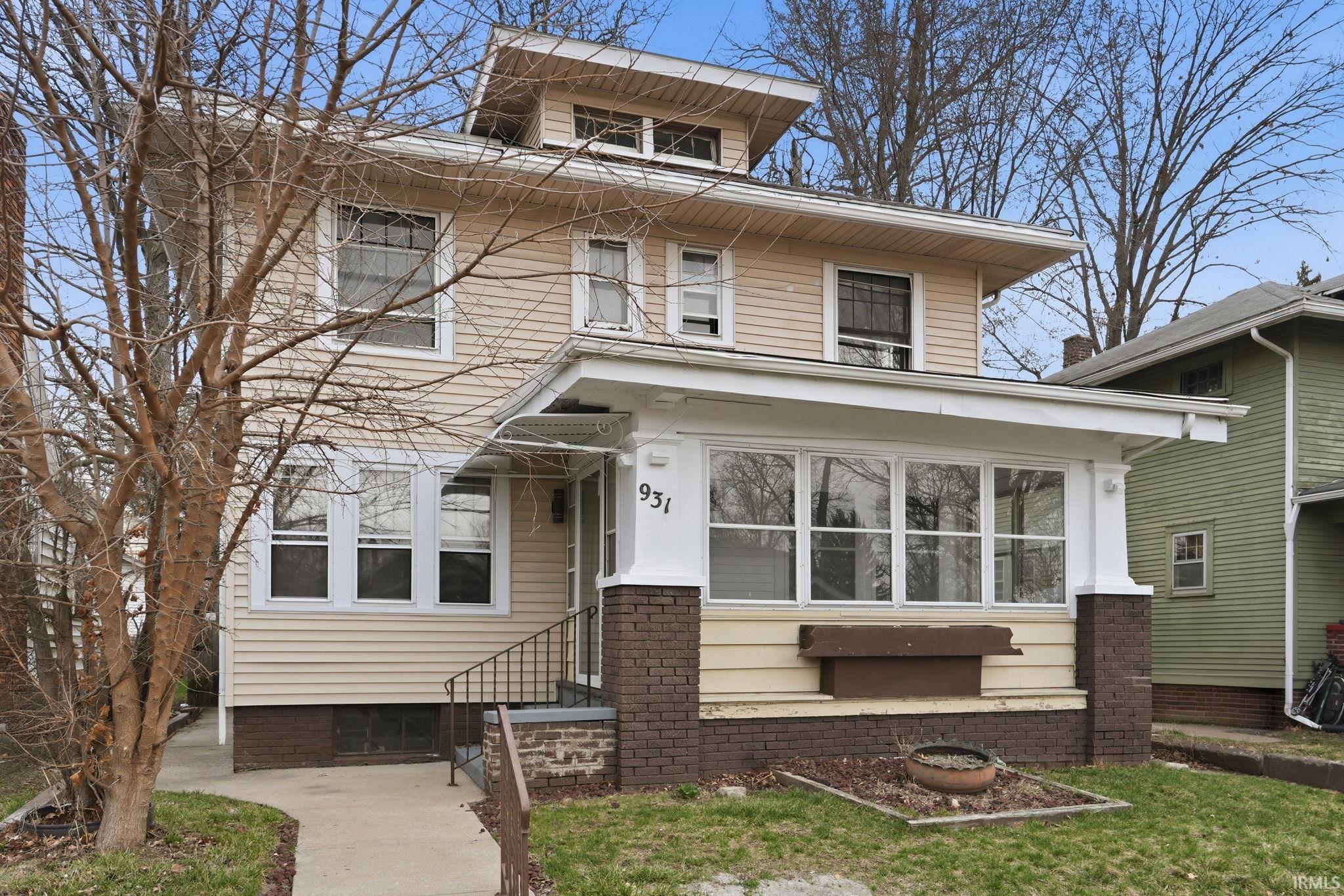 View of traditional style home