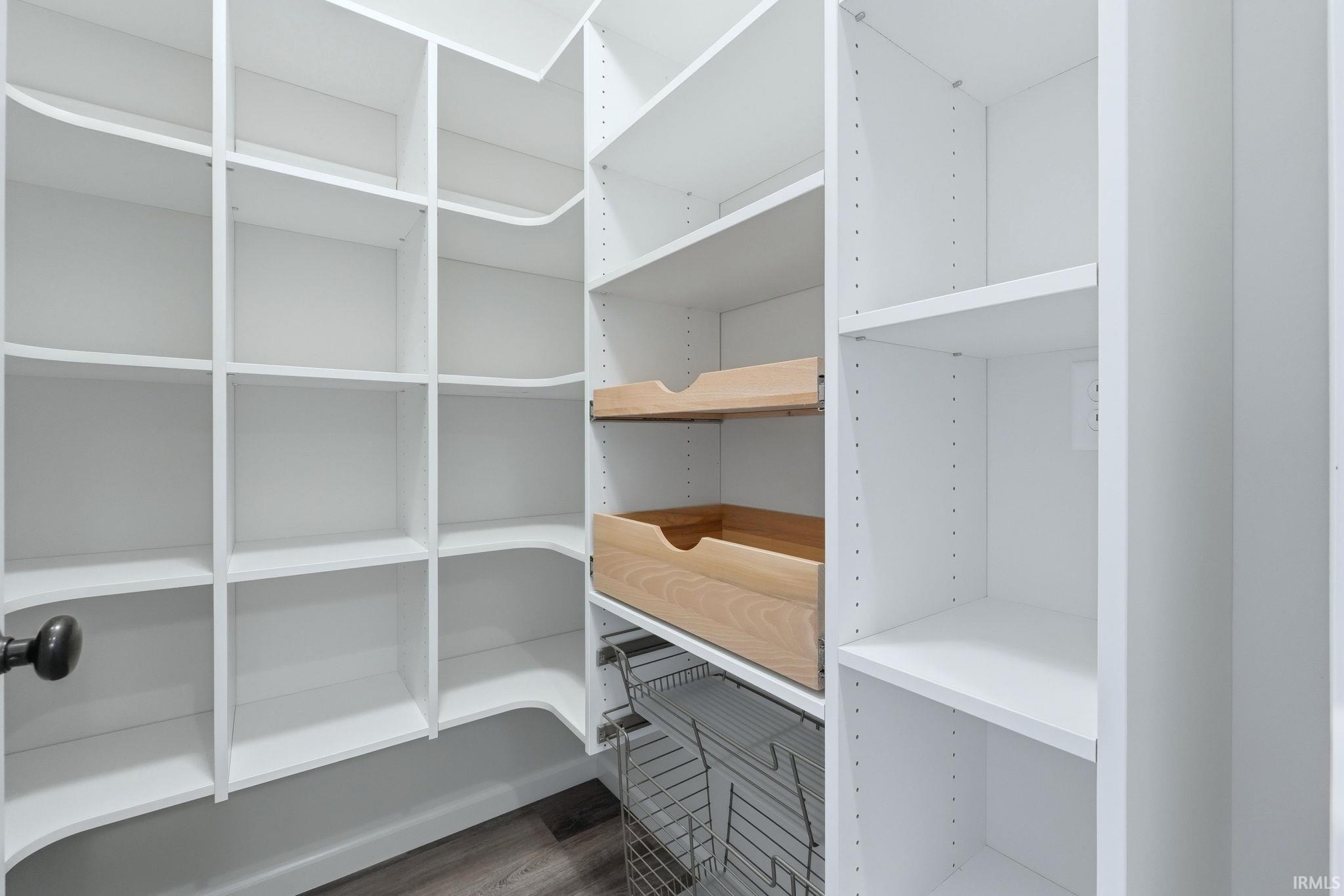 View of storage area