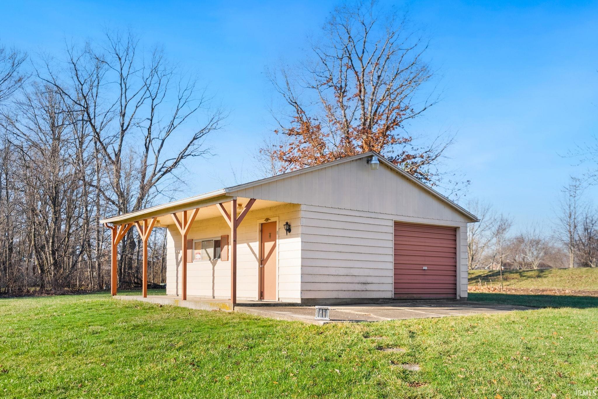 View of outbuilding