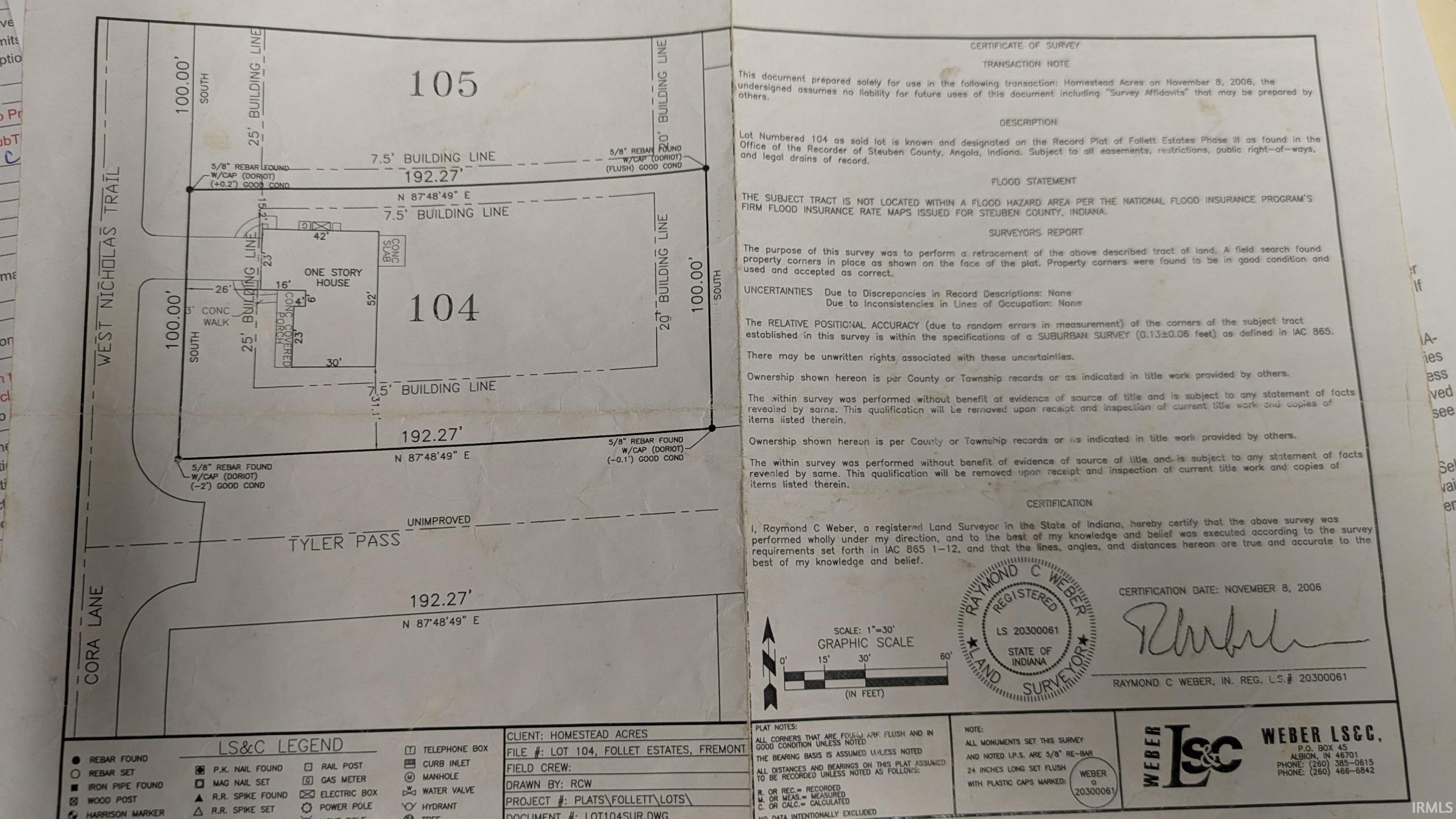 View of a document