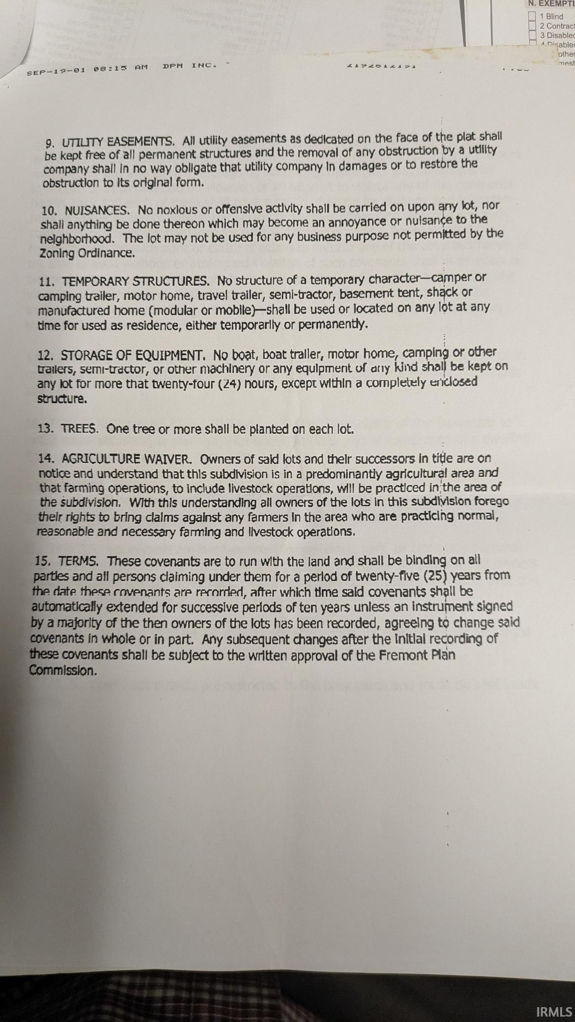 View of a document