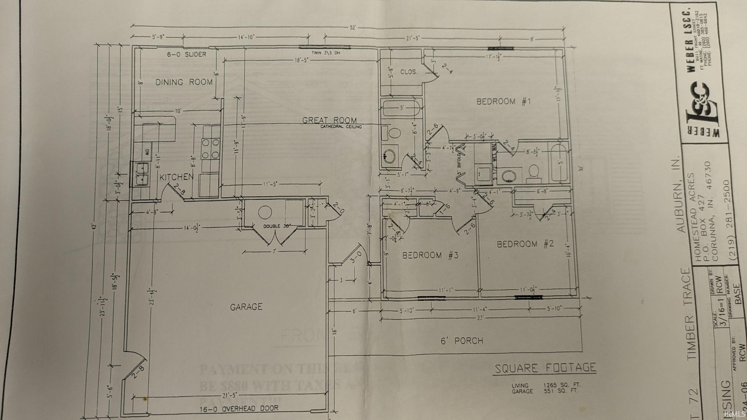 View of room layout