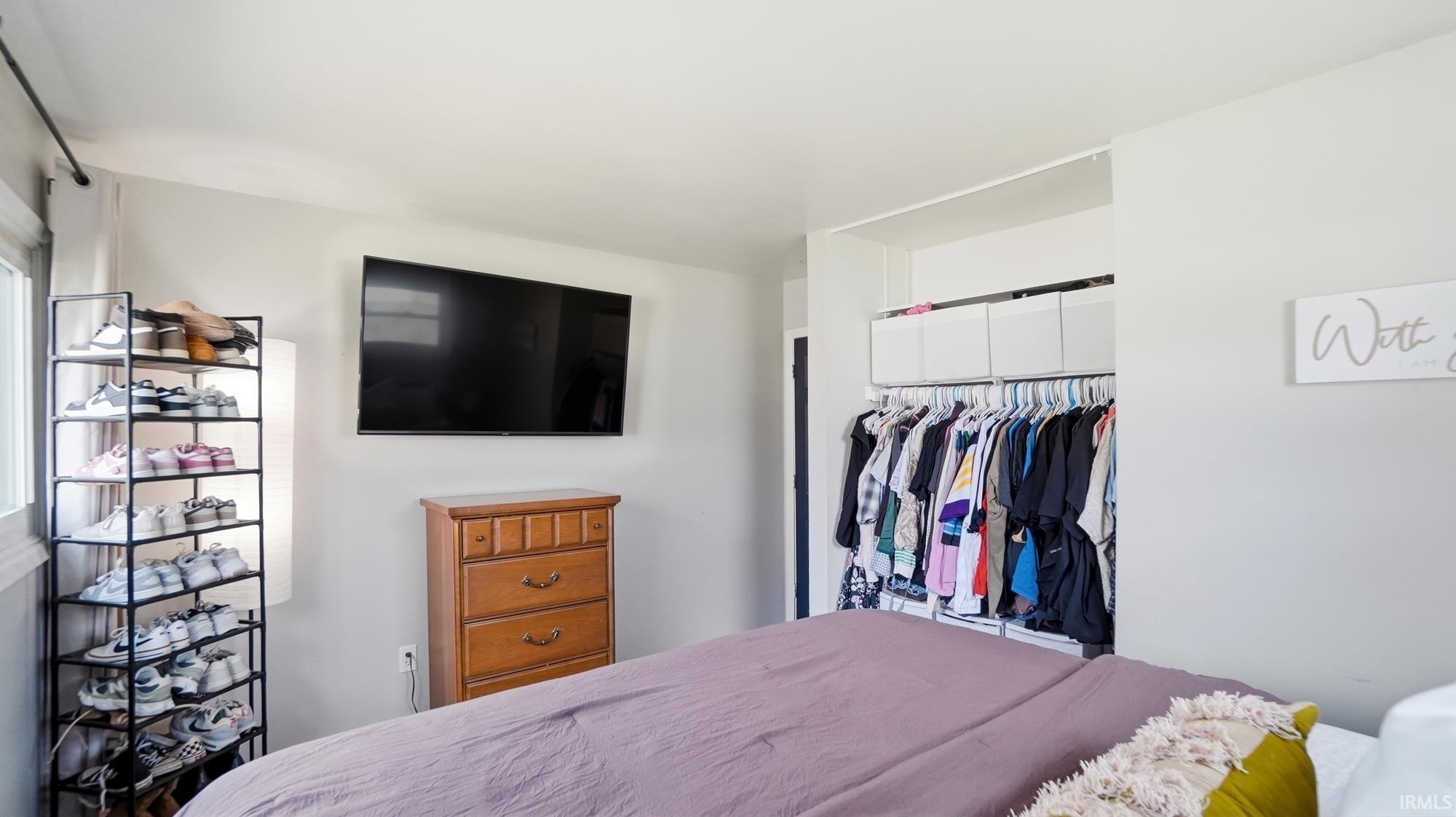 Bedroom with a closet