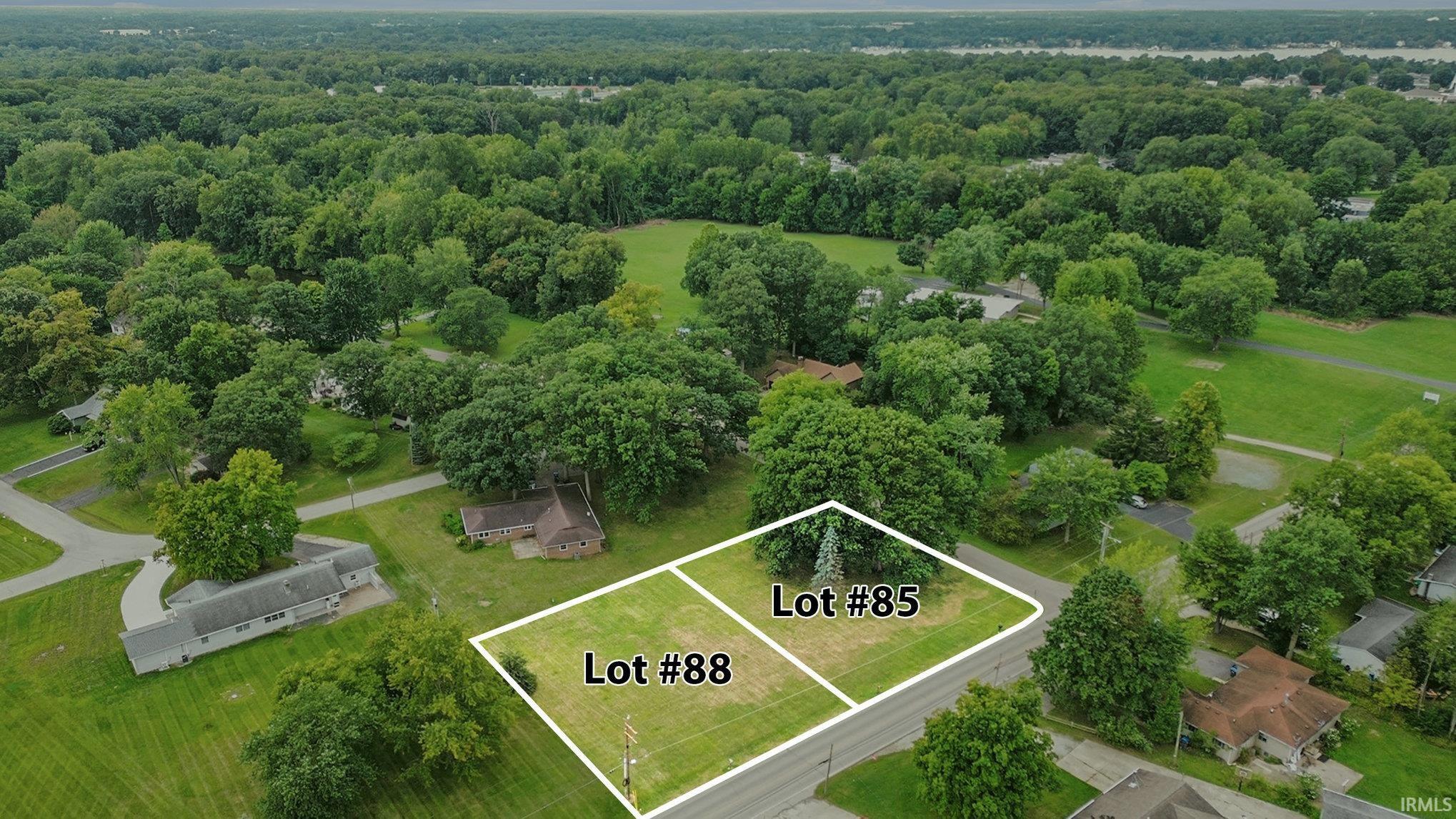View of property location with property boundaries highlighted