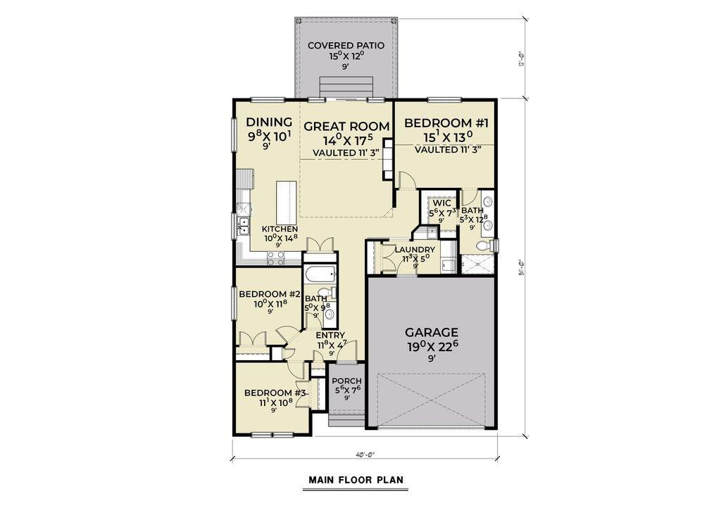 View of home floor plan