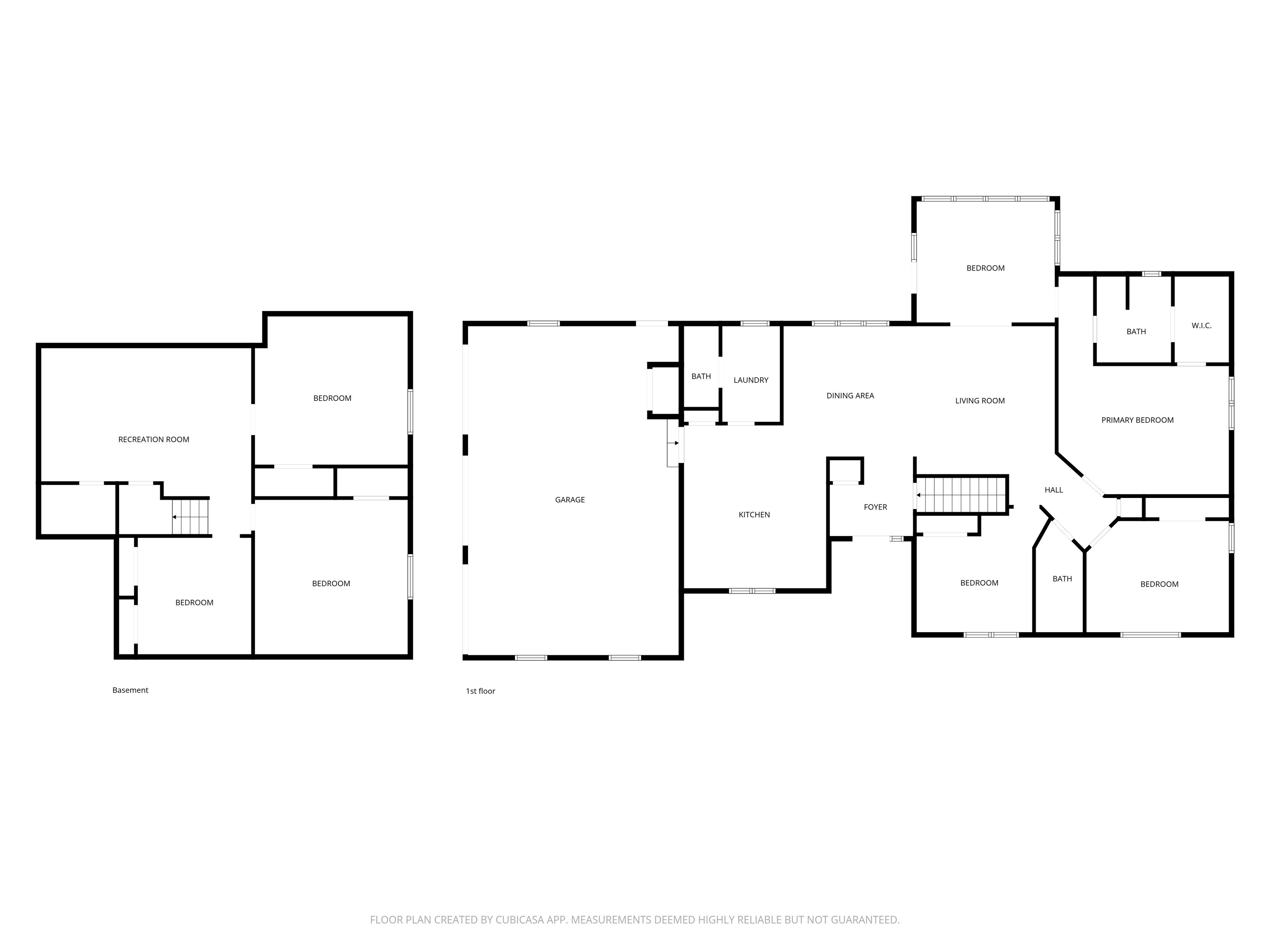 View of home floor plan