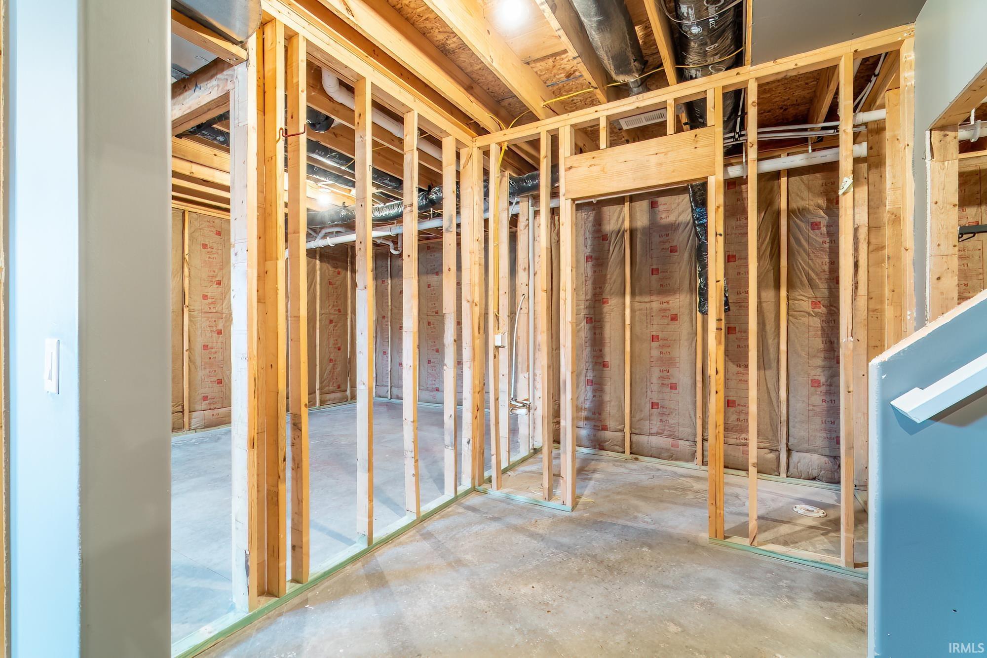 Preplumbed bathroom