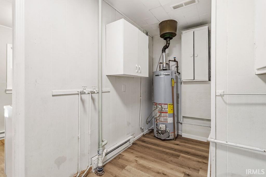 Utilities with gas water heater
