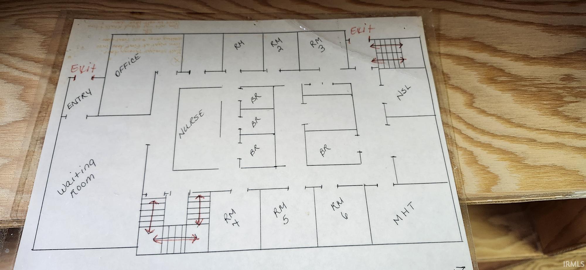 View of room layout