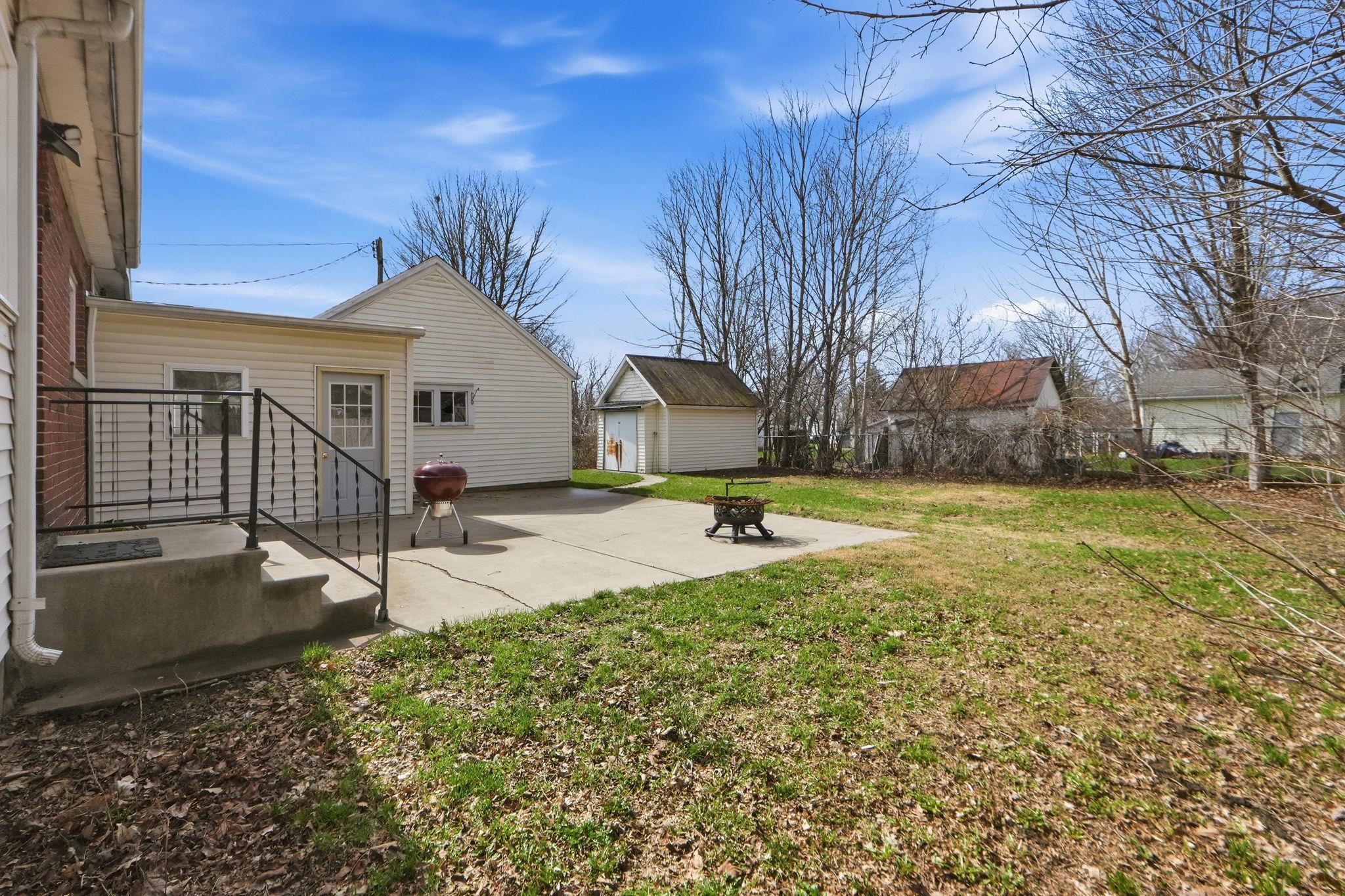 View of yard with a patio