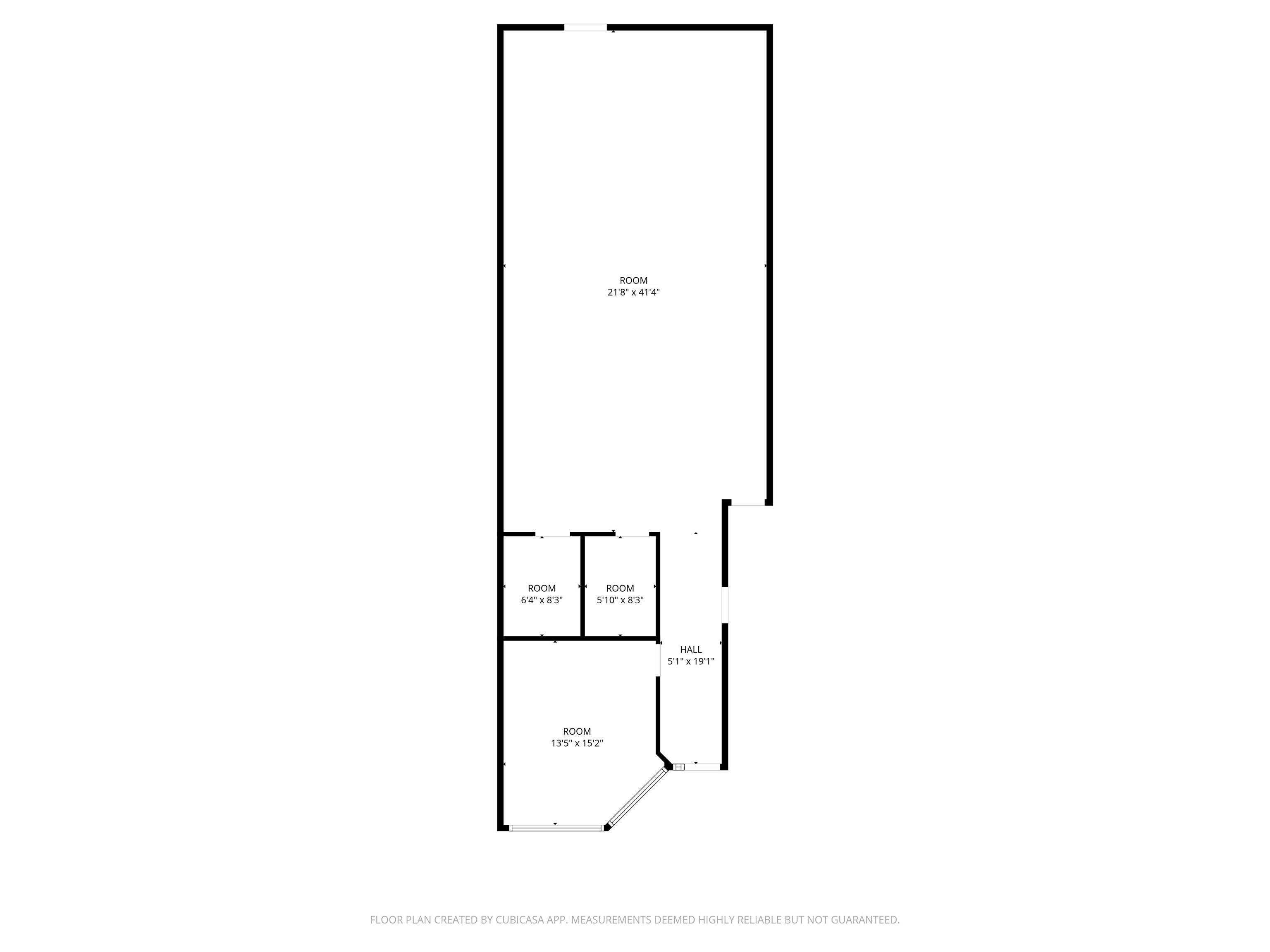 View of room layout