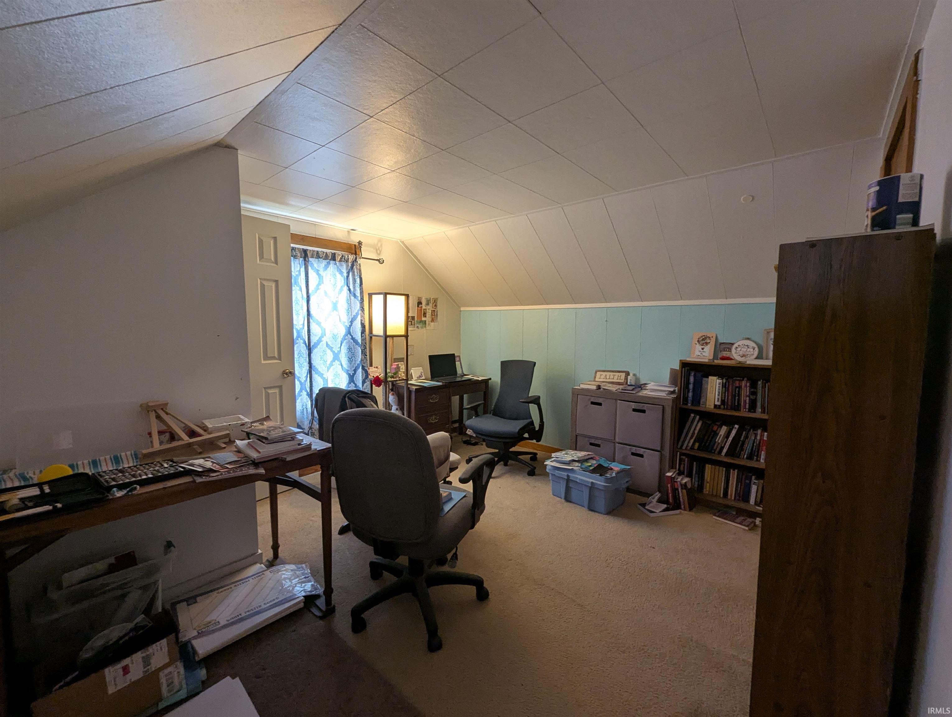 Office space featuring carpet floors