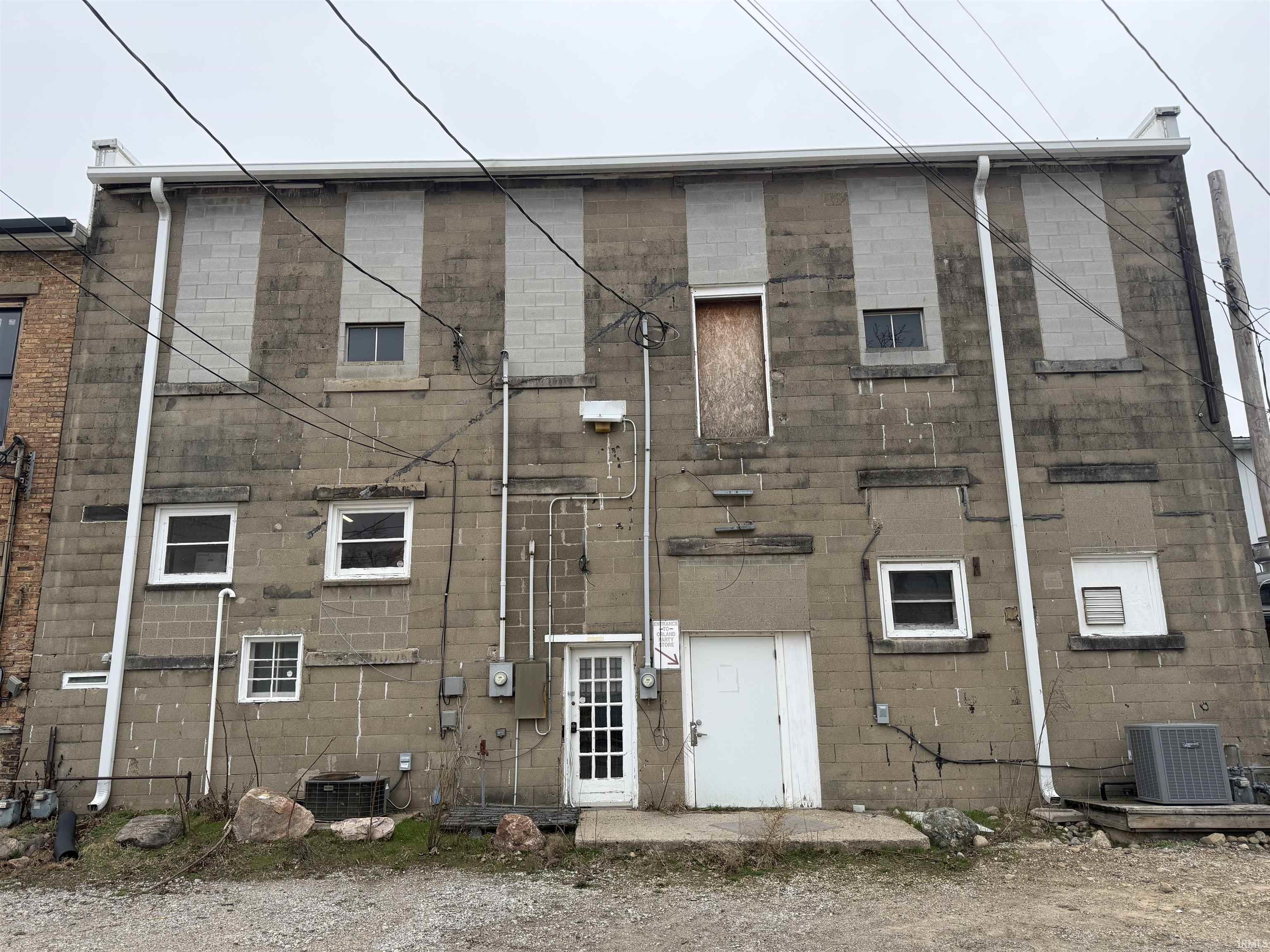 Rear view of house