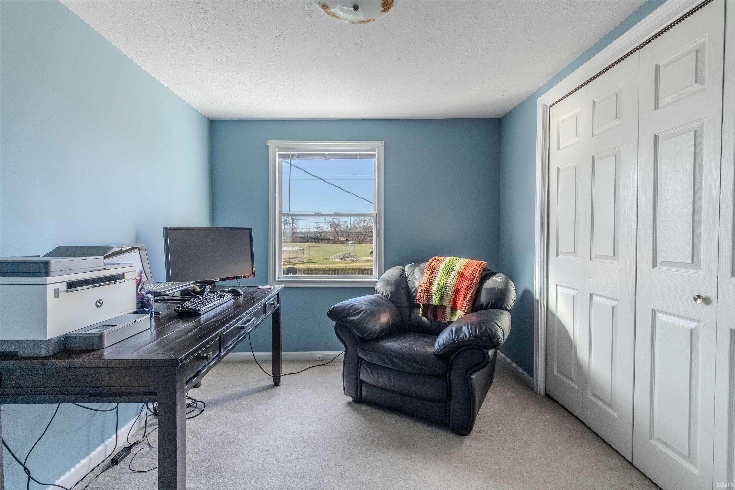 Office area with carpet